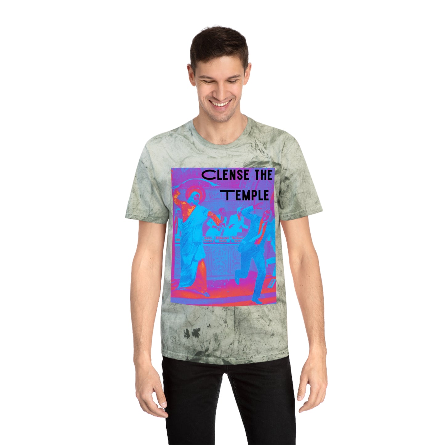 Cleanse the Temple Unisex Color Blast T-Shirt