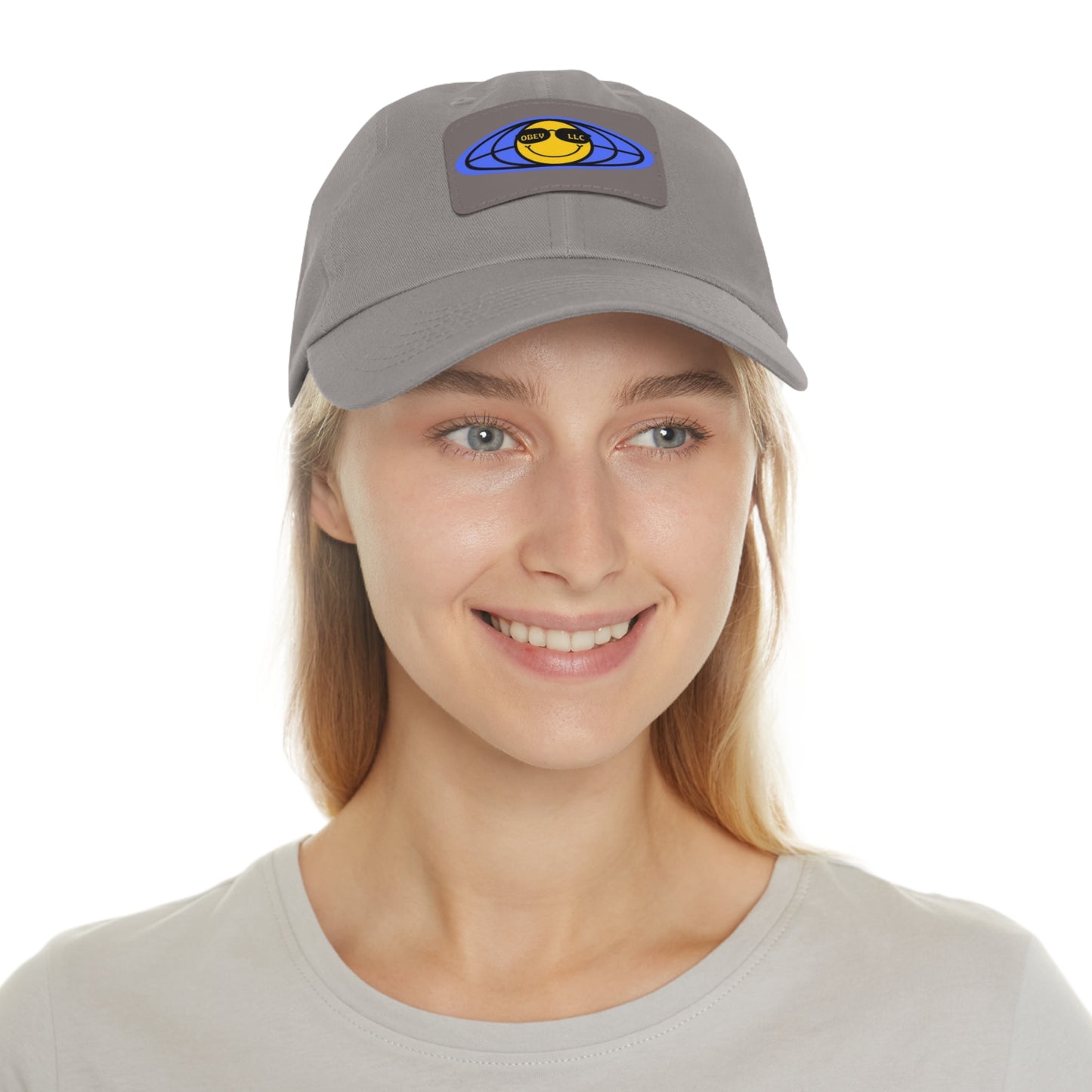 Obey LLC Classic Hat with Leather Patch (Rectangle)