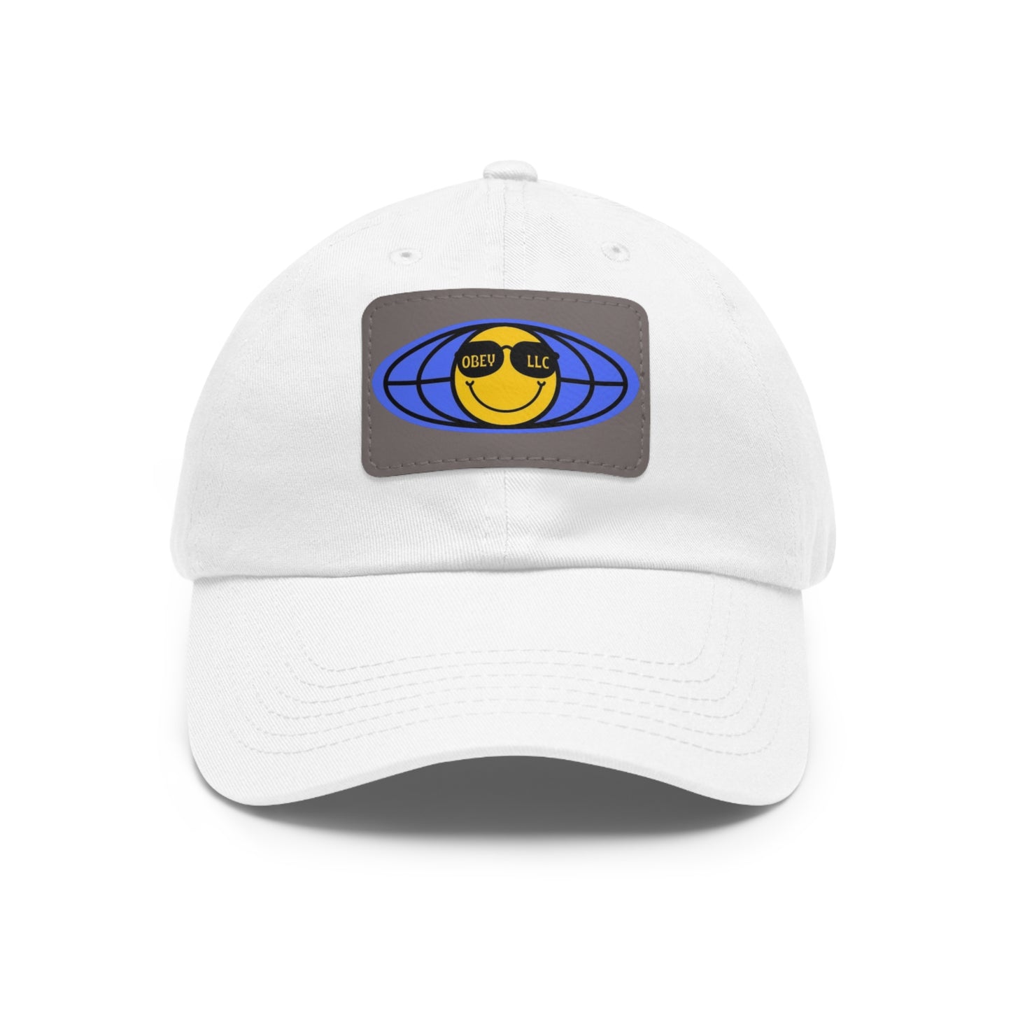 Obey LLC Classic Hat with Leather Patch (Rectangle)