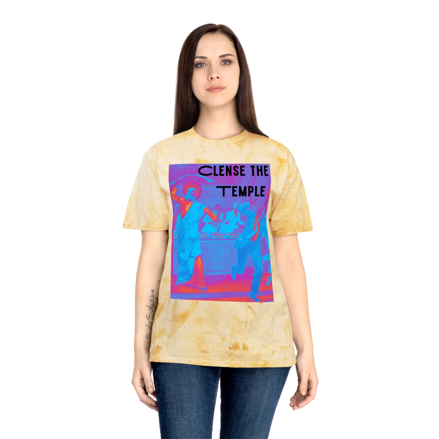 Cleanse the Temple Unisex Color Blast T-Shirt