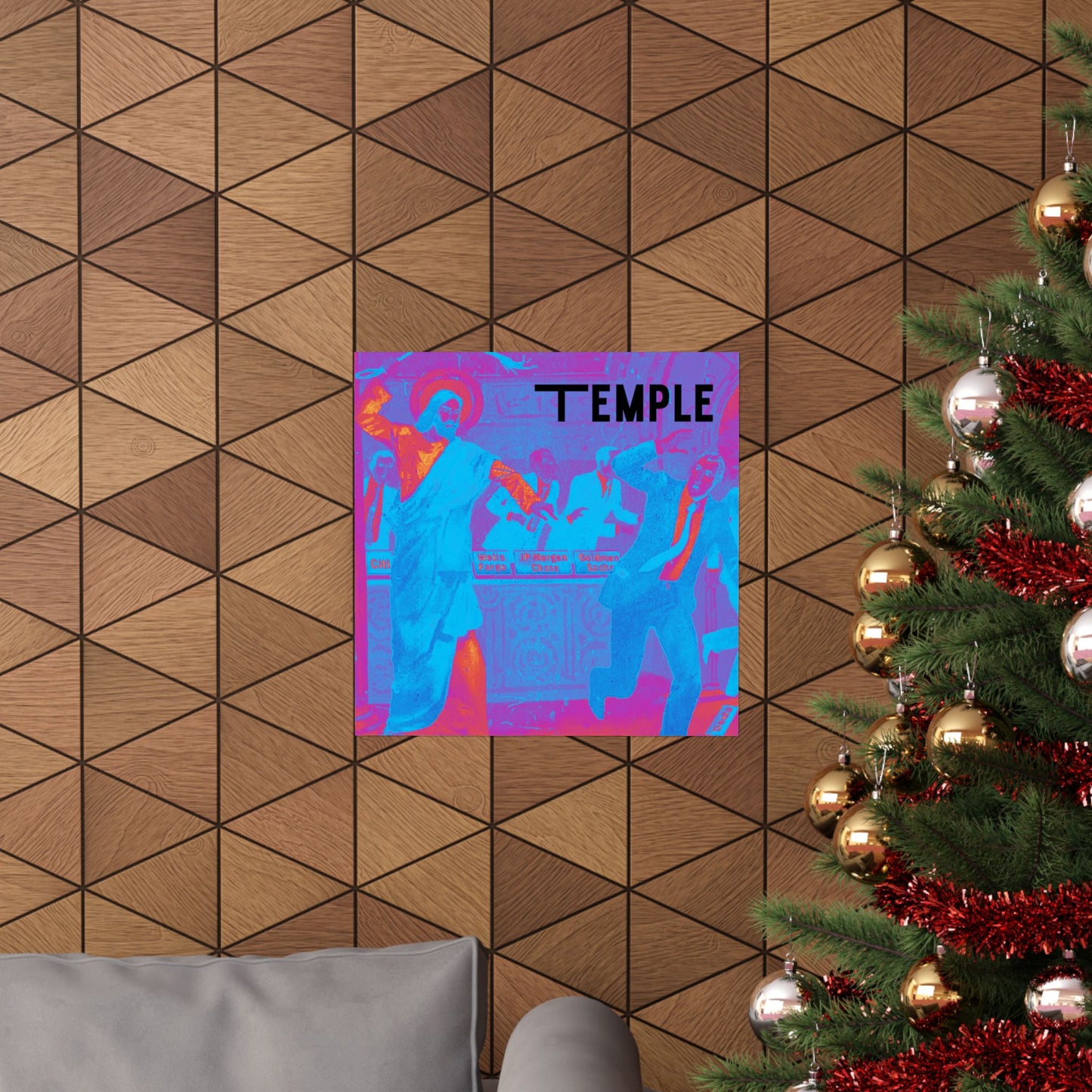 Cleanse the Temple Matte Vertical Poster