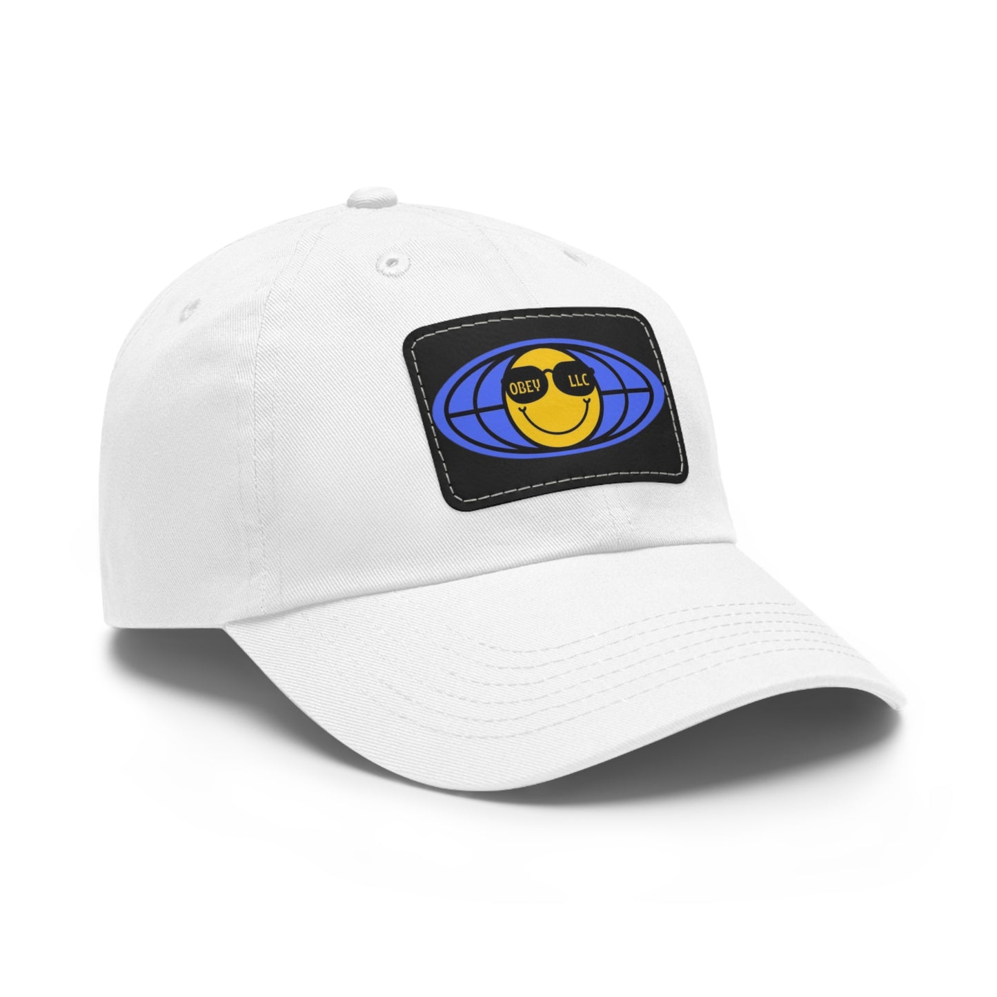 Obey LLC Classic Hat with Leather Patch (Rectangle)