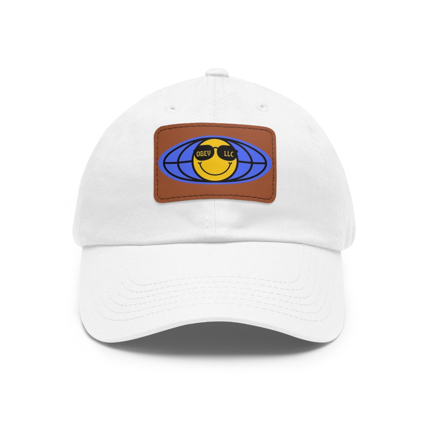 Obey LLC Classic Hat with Leather Patch (Rectangle)