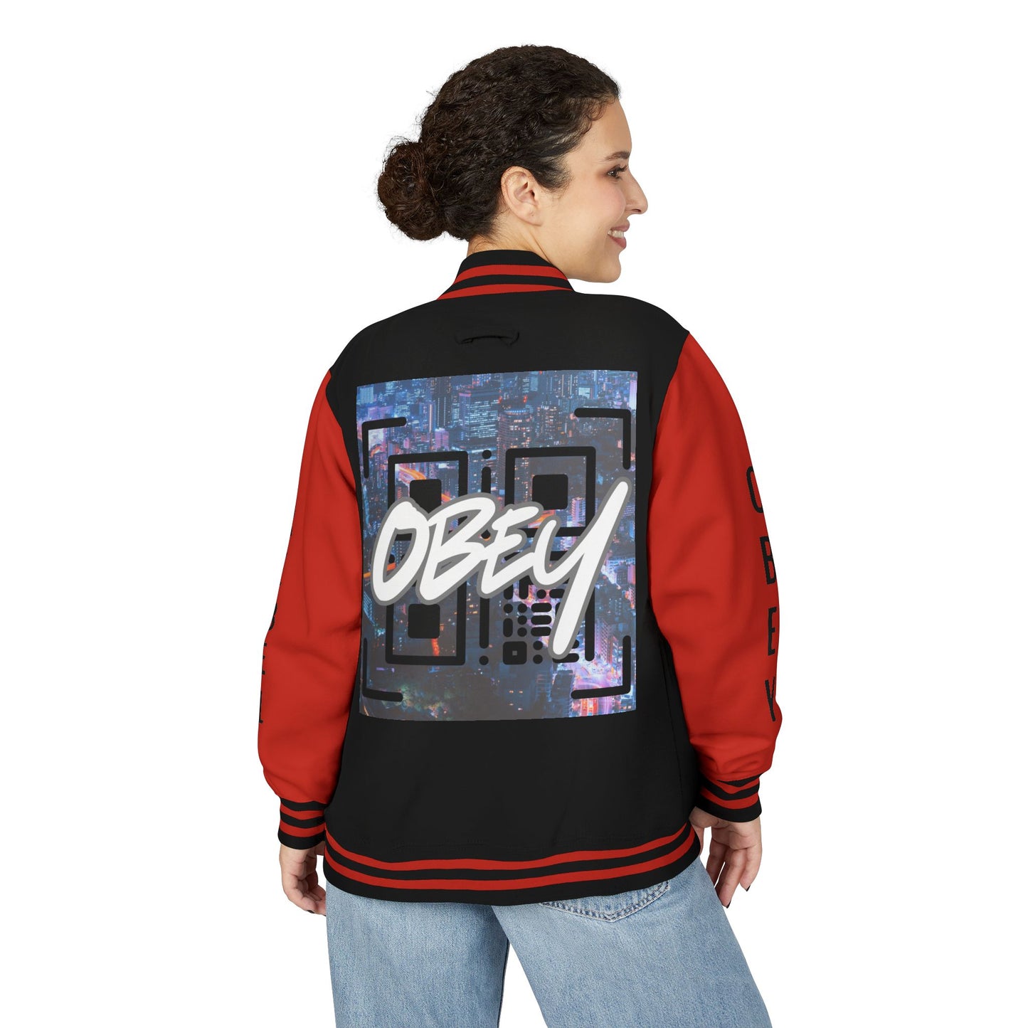 Obey Rebel Unisex Heavyweight Letterman Jacket