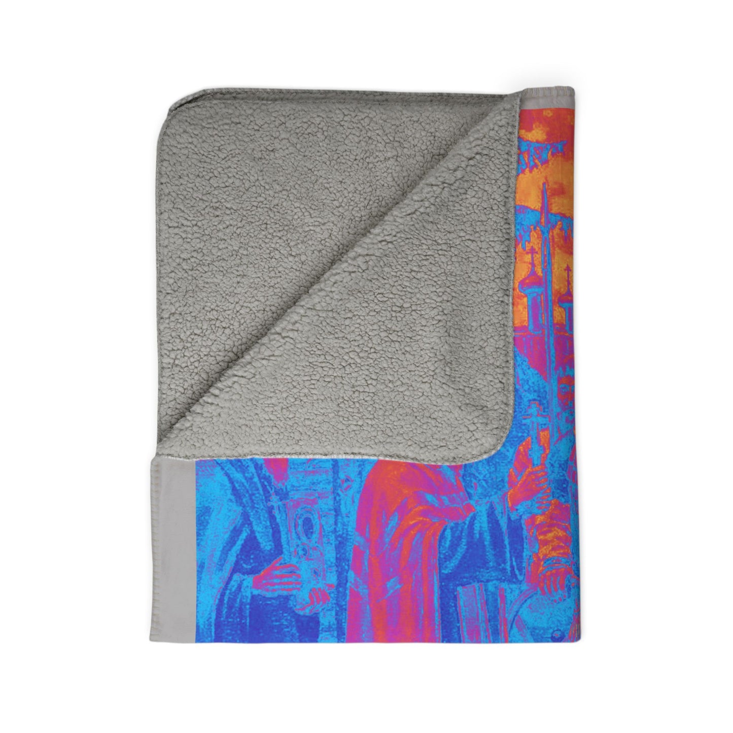Alpha-Omega IC XC NIKA Fleece Sherpa Blanket