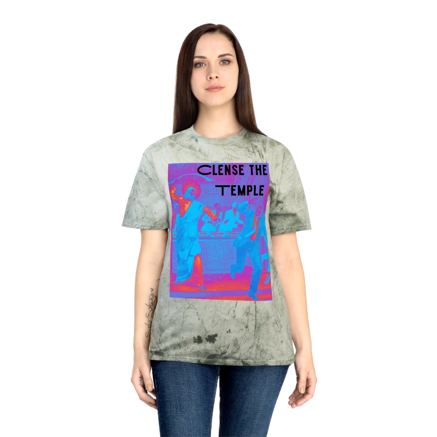 Cleanse the Temple Unisex Color Blast T-Shirt