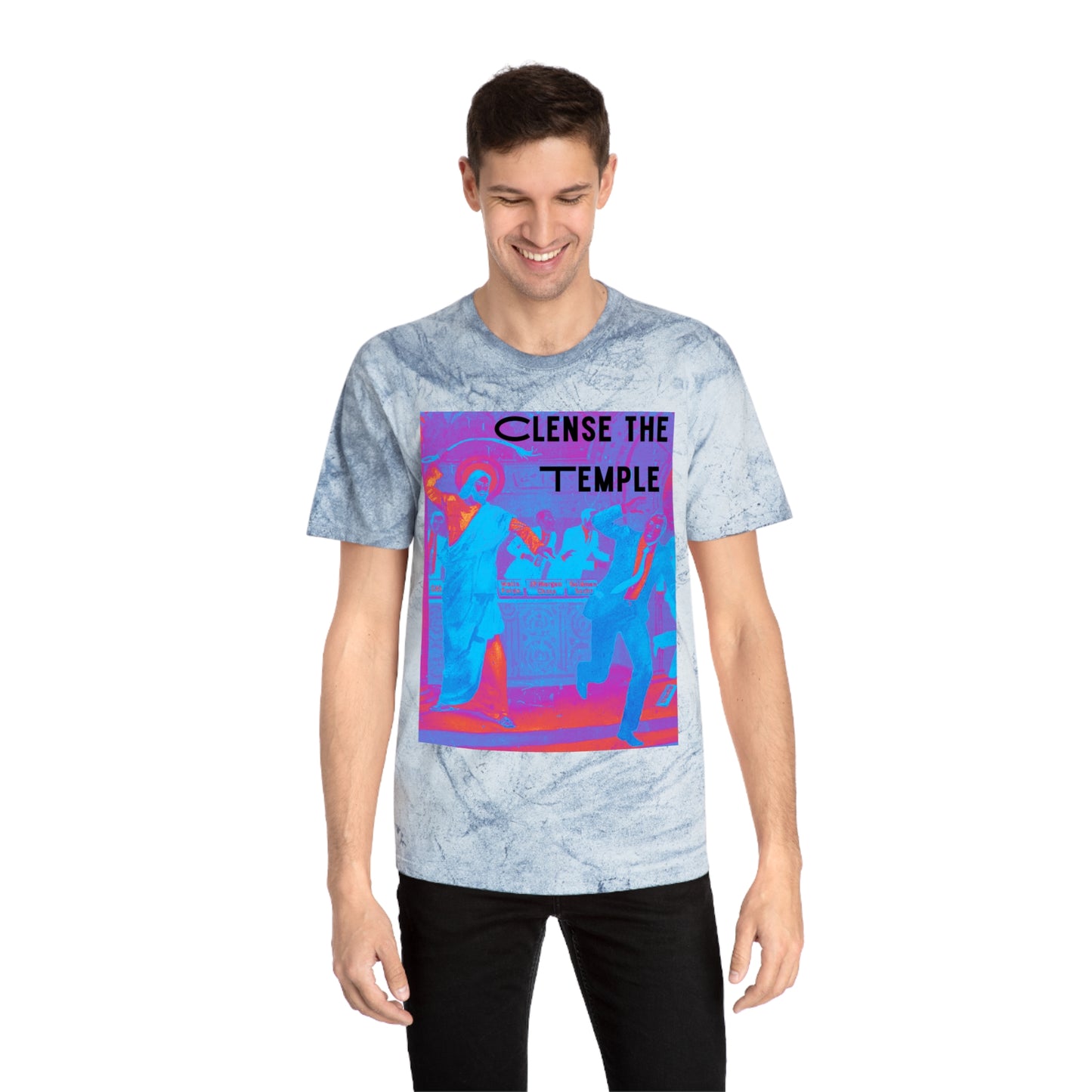 Cleanse the Temple Unisex Color Blast T-Shirt