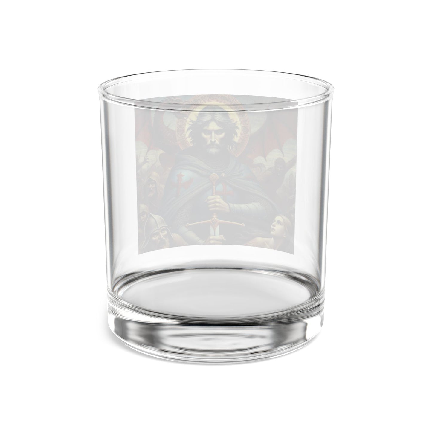 Artisan Rocks Glass, 10oz - Unique Gift for Whisky Lovers, Custom Decor, Fantasy Art, Perfect for Celebrations, Home Bar