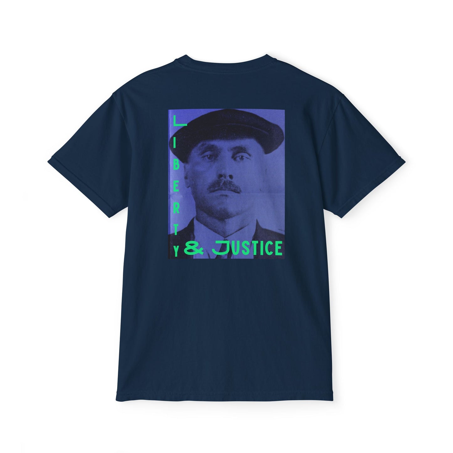 Liberty and Justice Obey LLC Unisex Garment-Dyed Pocket T-Shirt