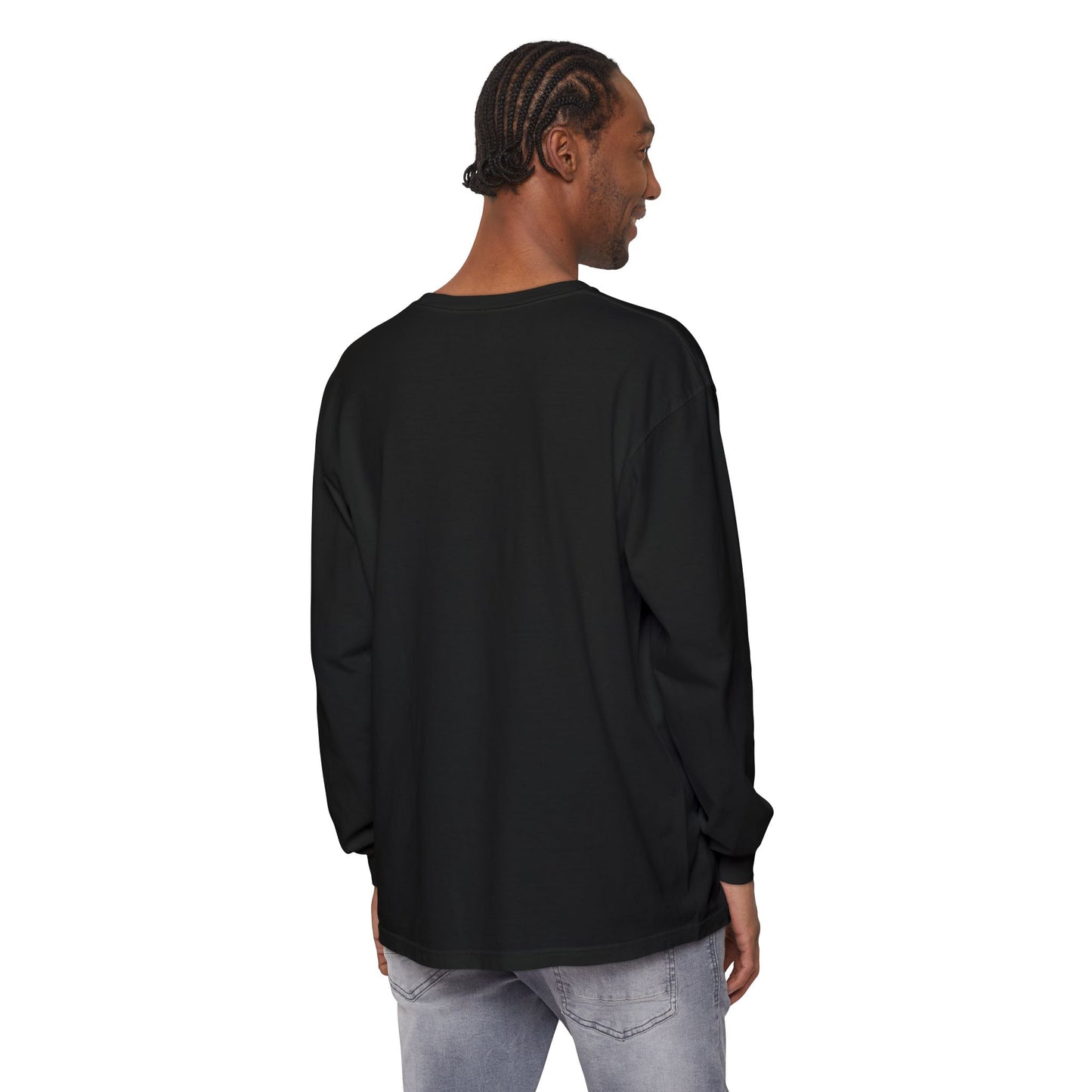 Neon Cats Unisex Garment-dyed Long Sleeve T-Shirt