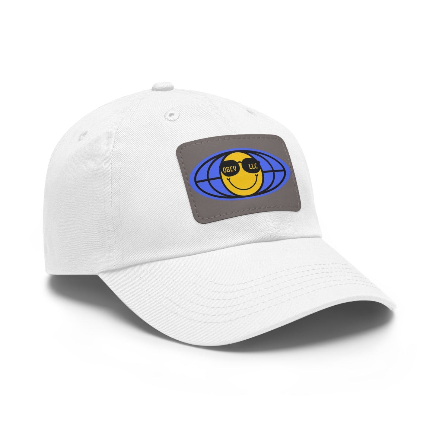 Obey LLC Classic Hat with Leather Patch (Rectangle)