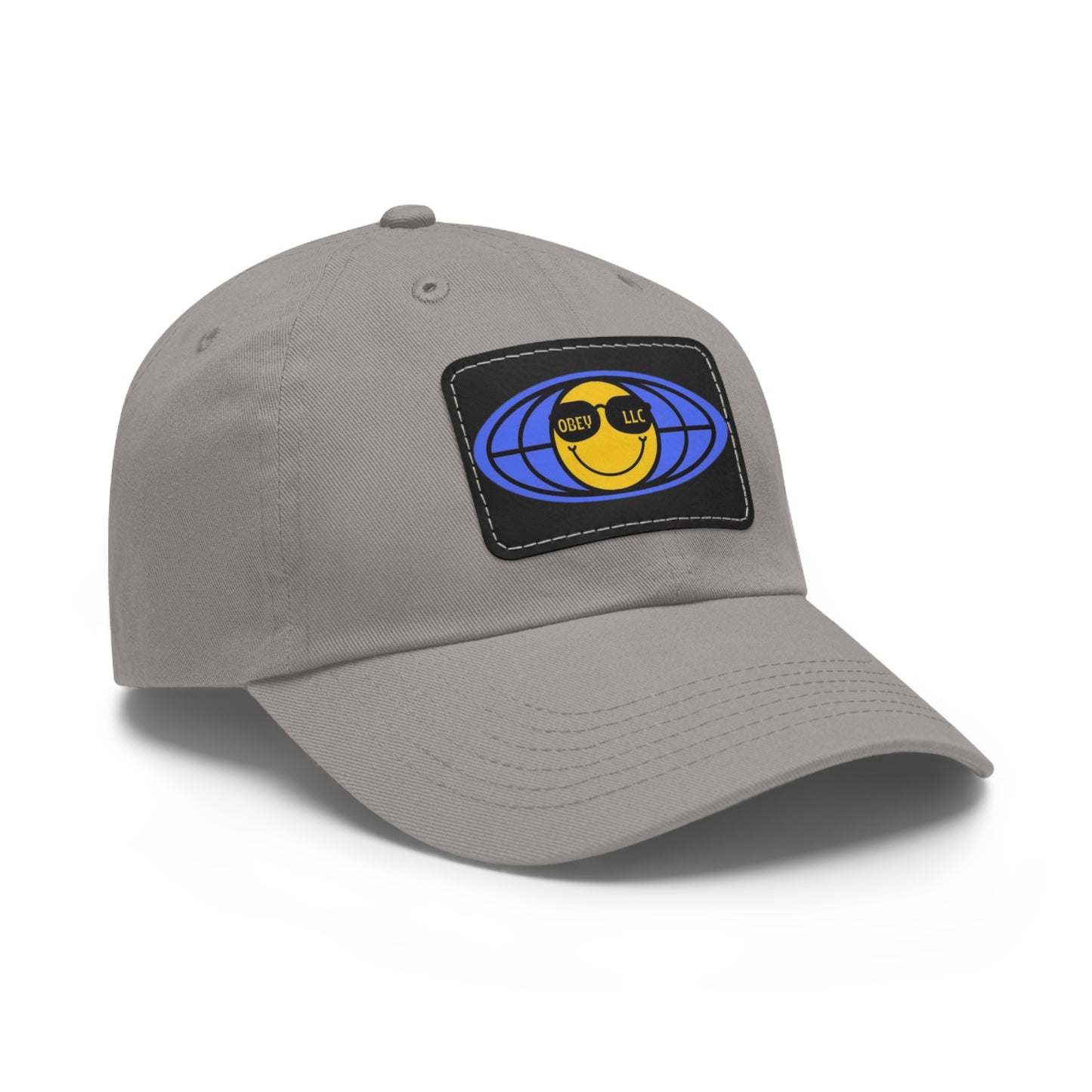 Obey LLC Classic Hat with Leather Patch (Rectangle)