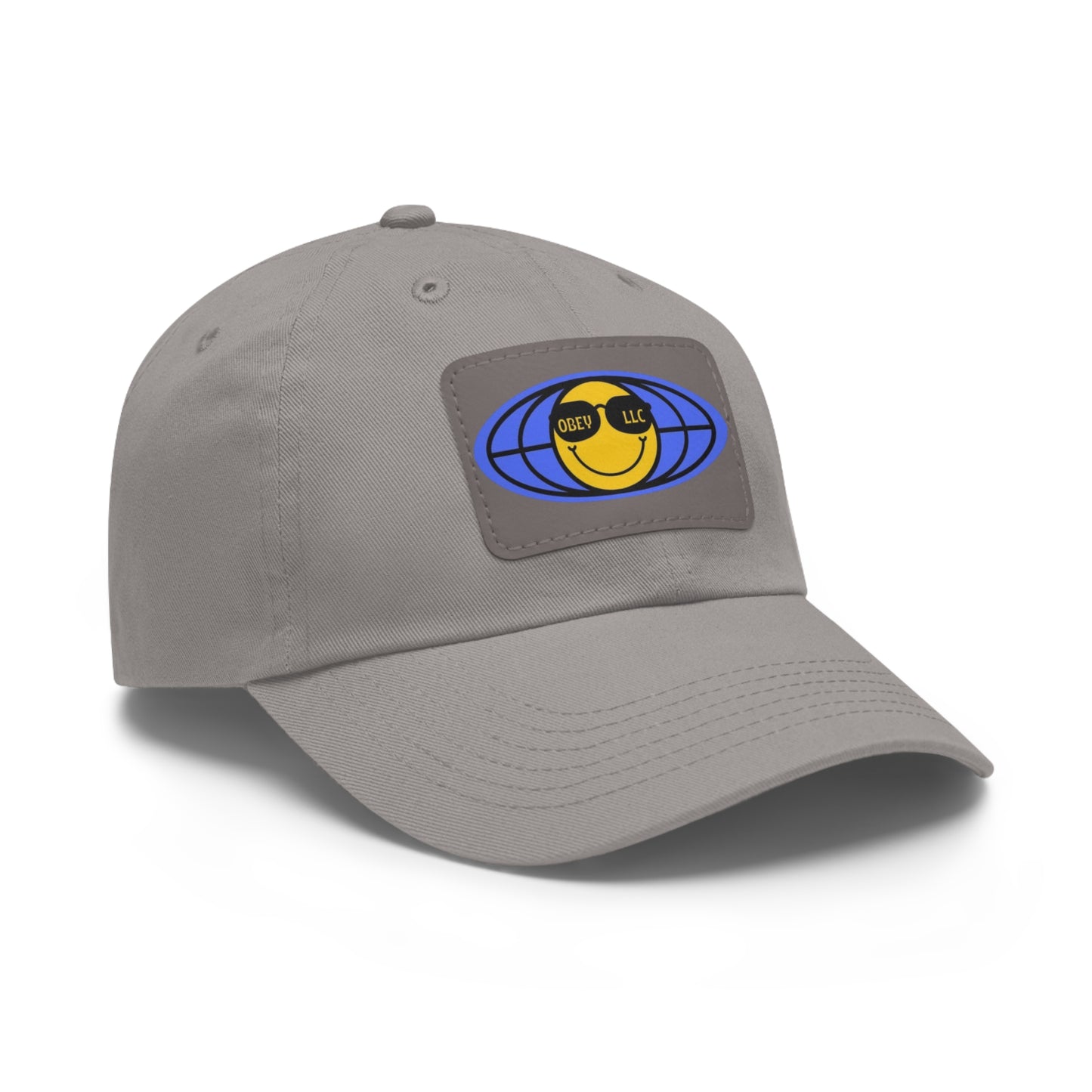 Obey LLC Classic Hat with Leather Patch (Rectangle)