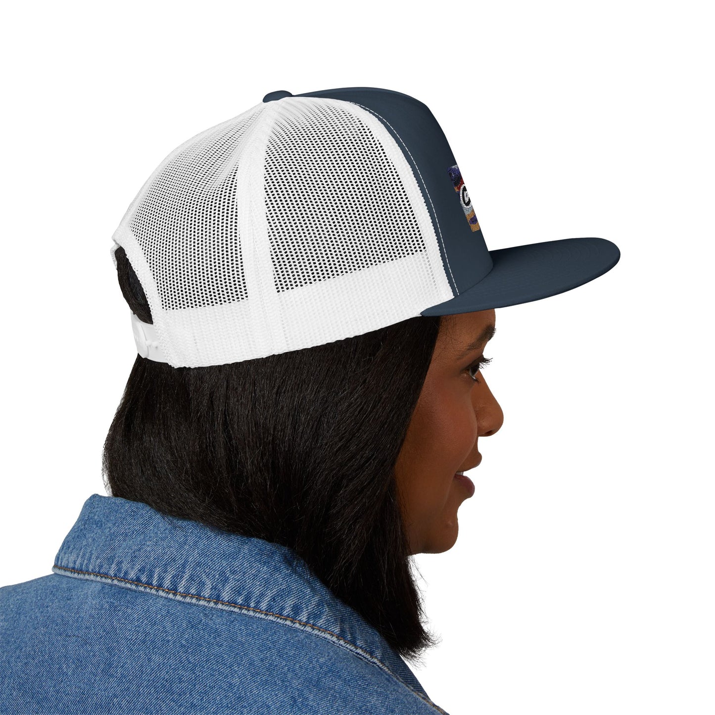 Obey LLC Music 5 Panel Trucker Cap (Embroidery)