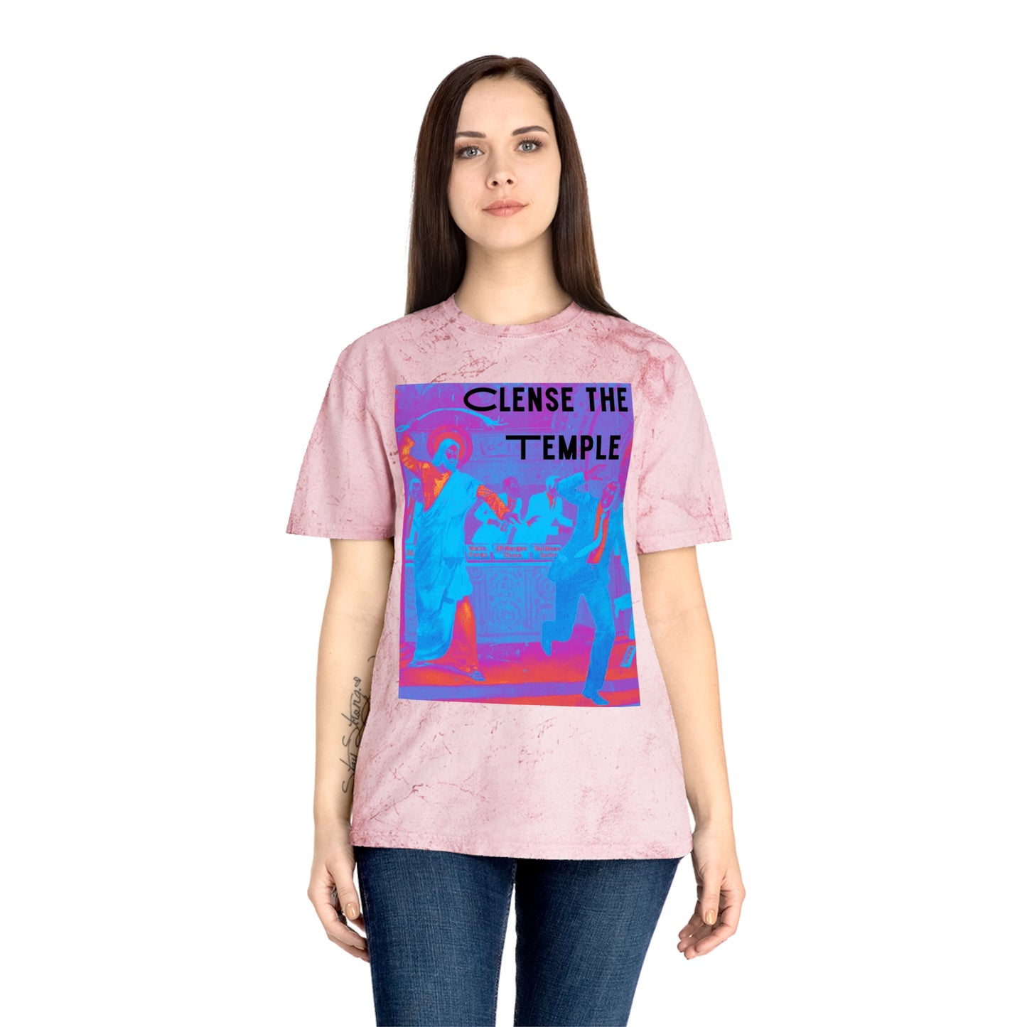 Cleanse the Temple Unisex Color Blast T-Shirt