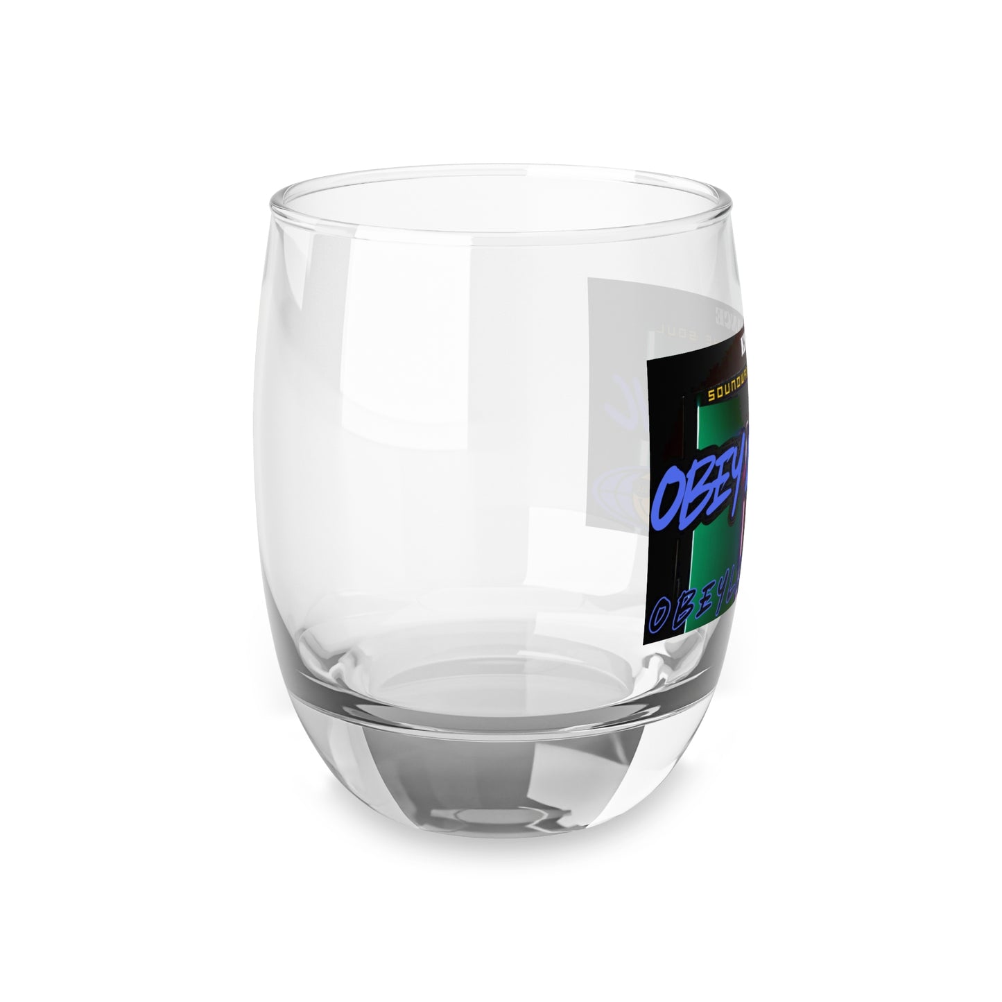 Obey LLC Music Whiskey Glass