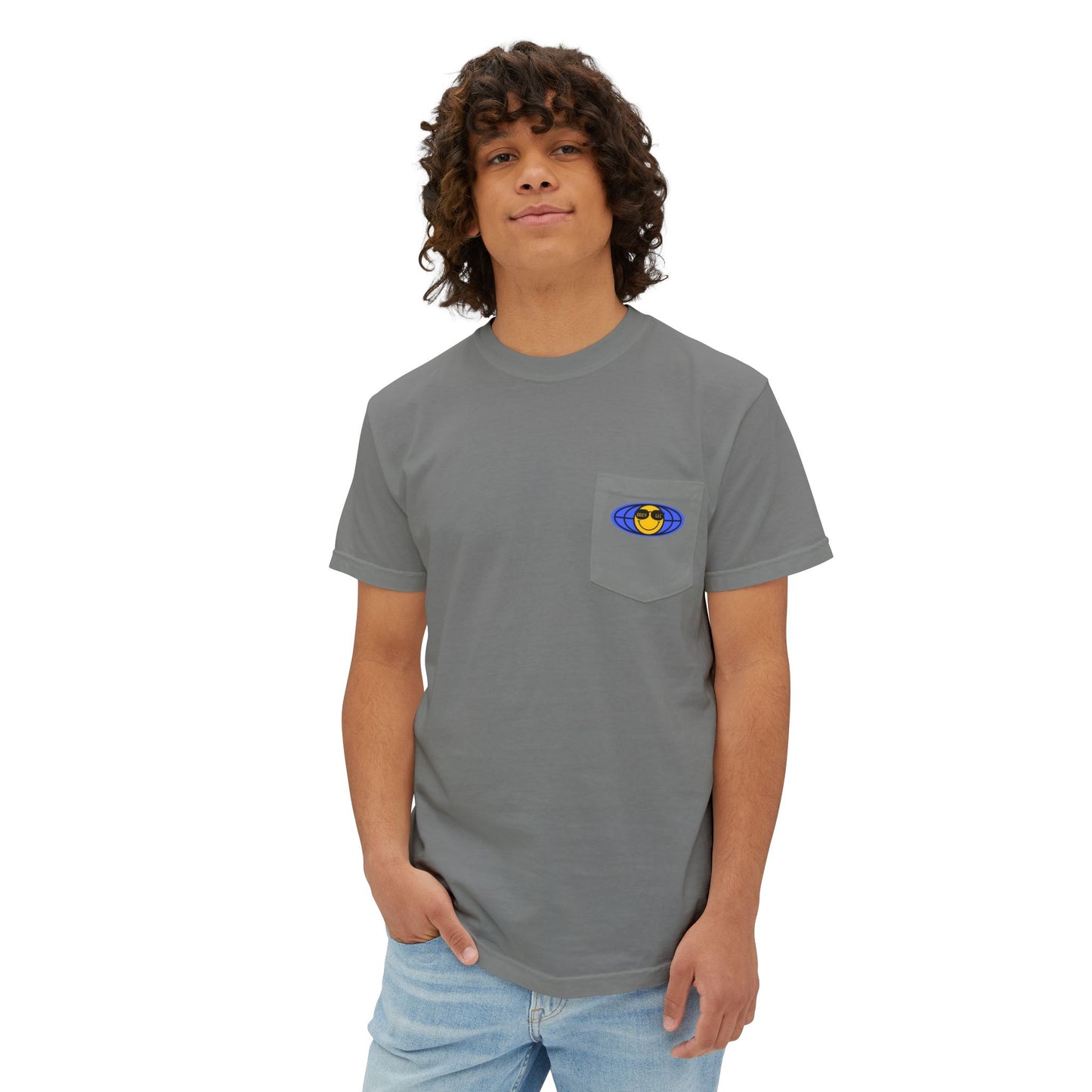 Liberty and Justice Obey LLC Unisex Garment-Dyed Pocket T-Shirt