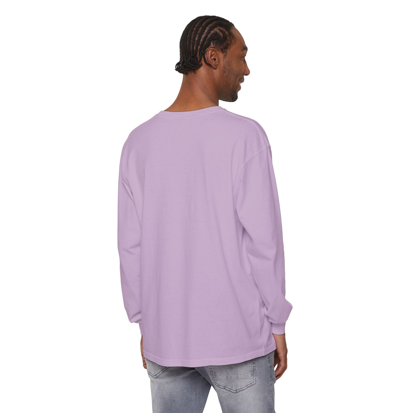 Neon Cats Unisex Garment-dyed Long Sleeve T-Shirt