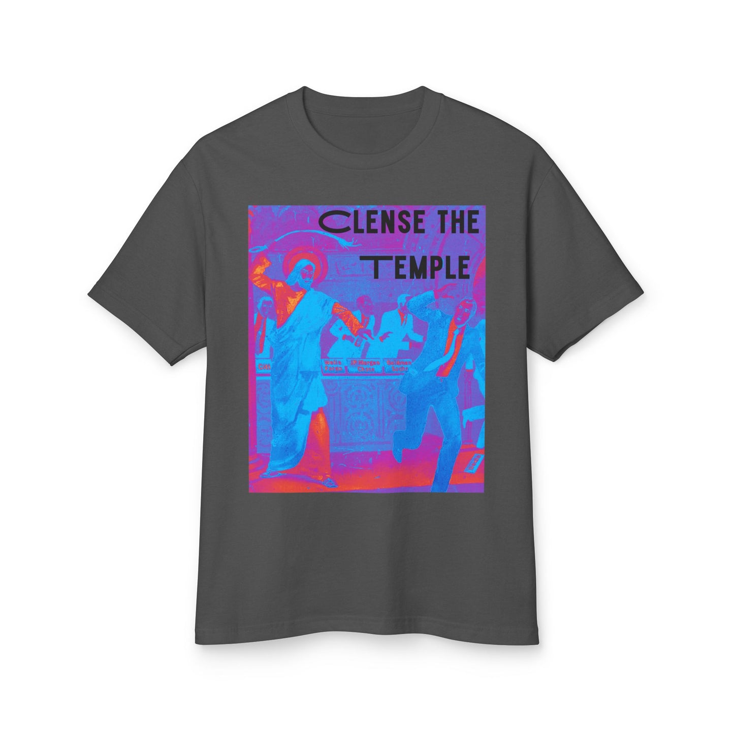 Cleanse the Temple Garment-Dyed Heavyweight Cotton Tee