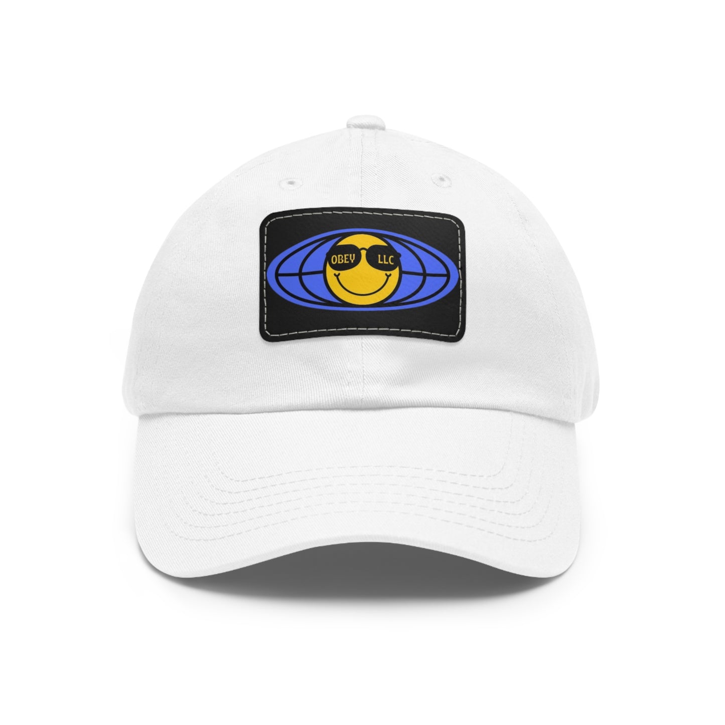 Obey LLC Classic Hat with Leather Patch (Rectangle)