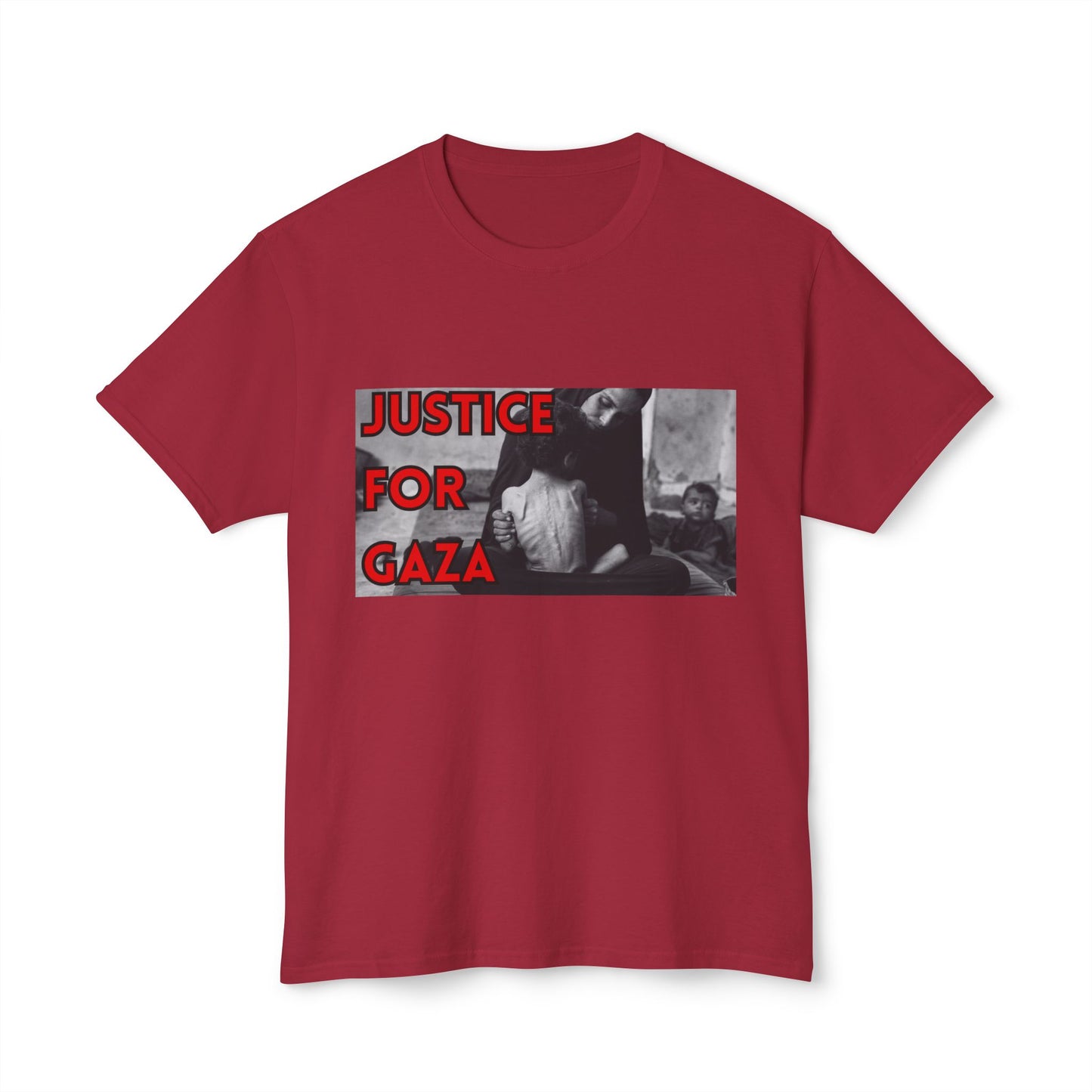 Justice for Gaza Unisex HD Cotton T-Shirt | Activism Tee, Casual Wear, Statement Shirt, Social Justice Gift, Everyday Comfort