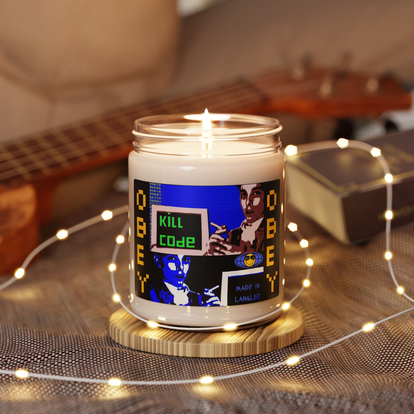 Obey Phiber Optik Scented Soy Candle, 9oz
