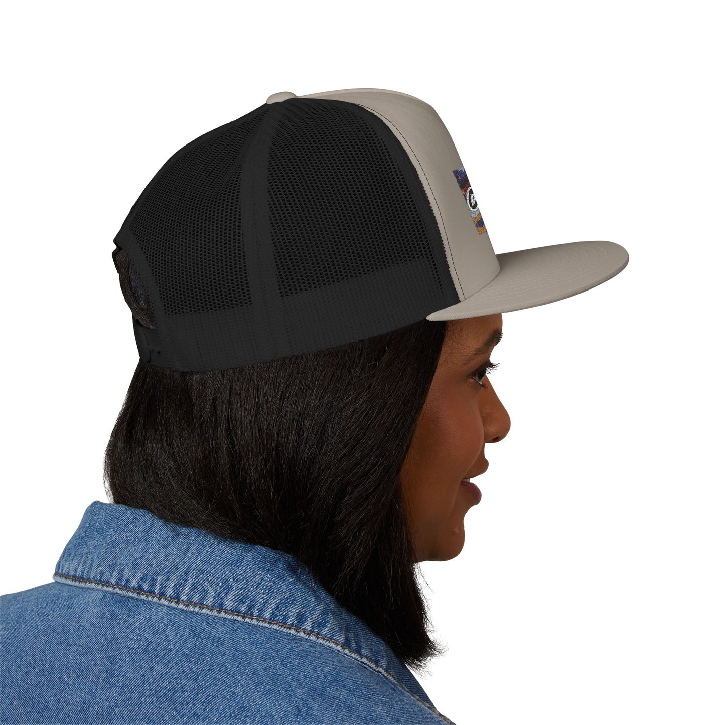 Obey LLC Music 5 Panel Trucker Cap (Embroidery)