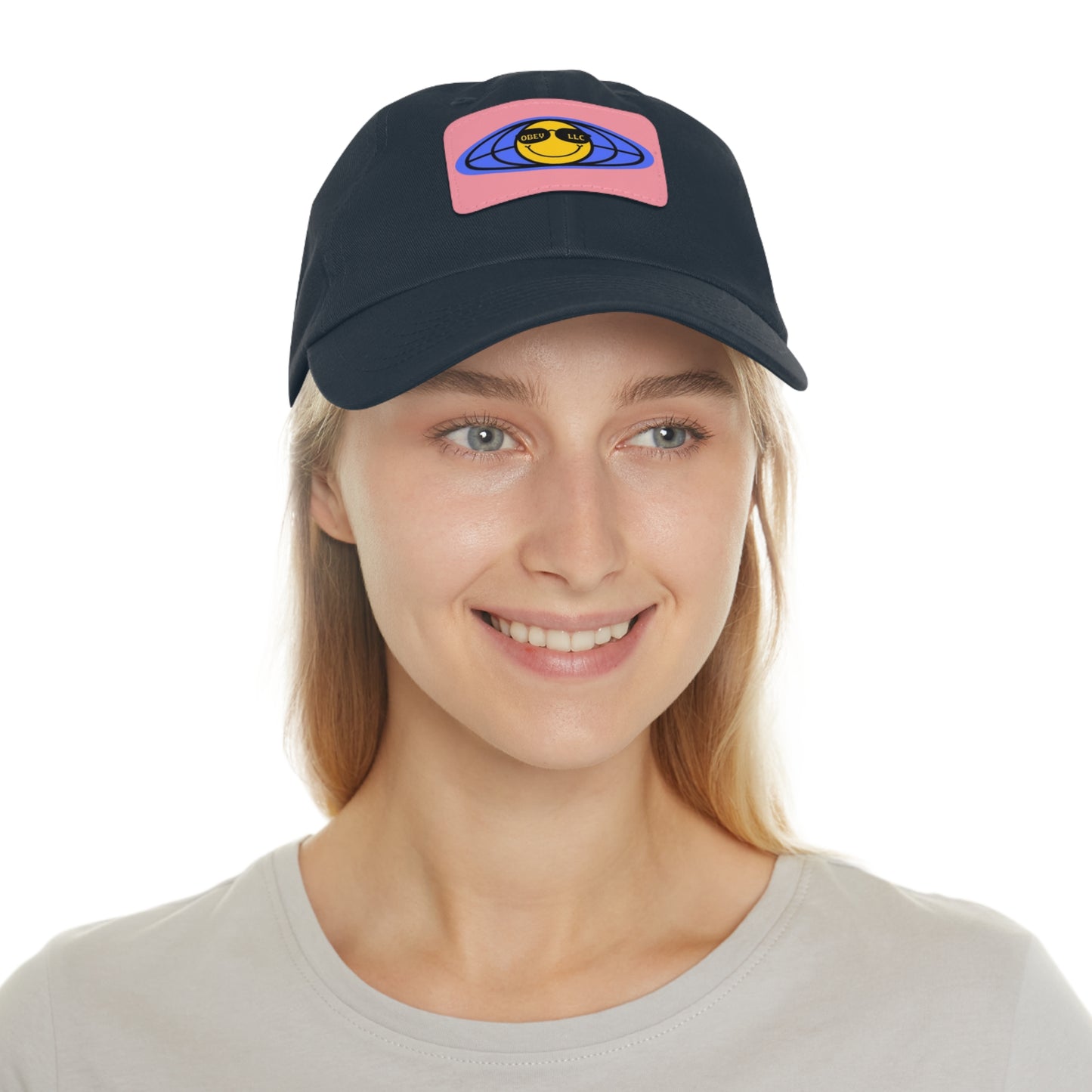 Obey LLC Classic Hat with Leather Patch (Rectangle)