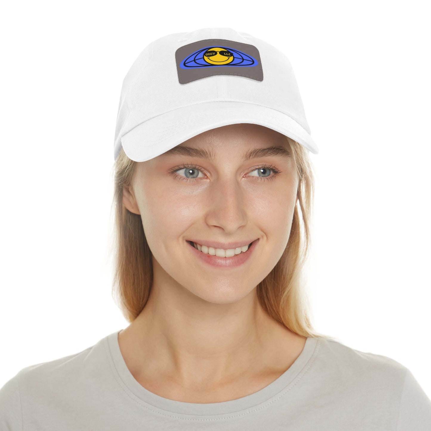 Obey LLC Classic Hat with Leather Patch (Rectangle)