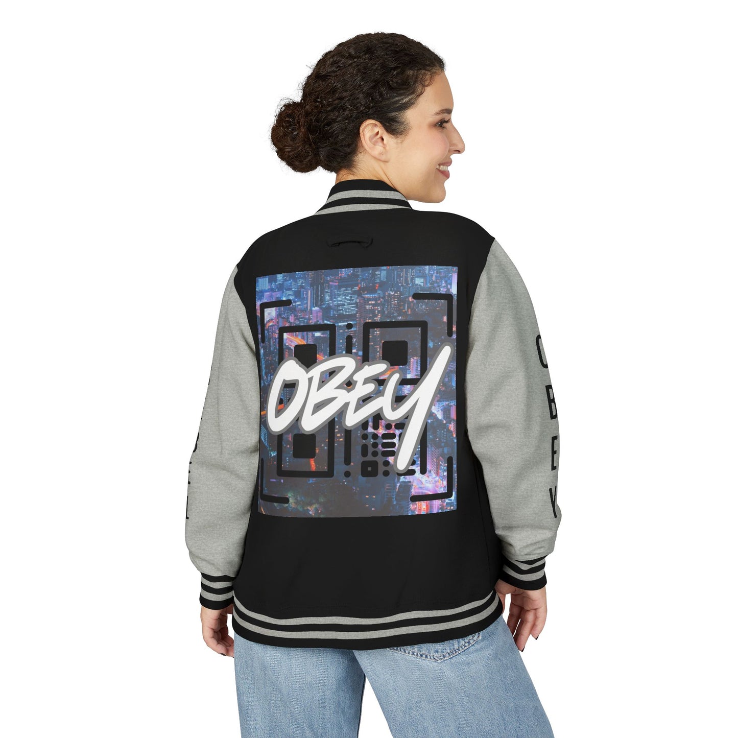 Obey Rebel Unisex Heavyweight Letterman Jacket