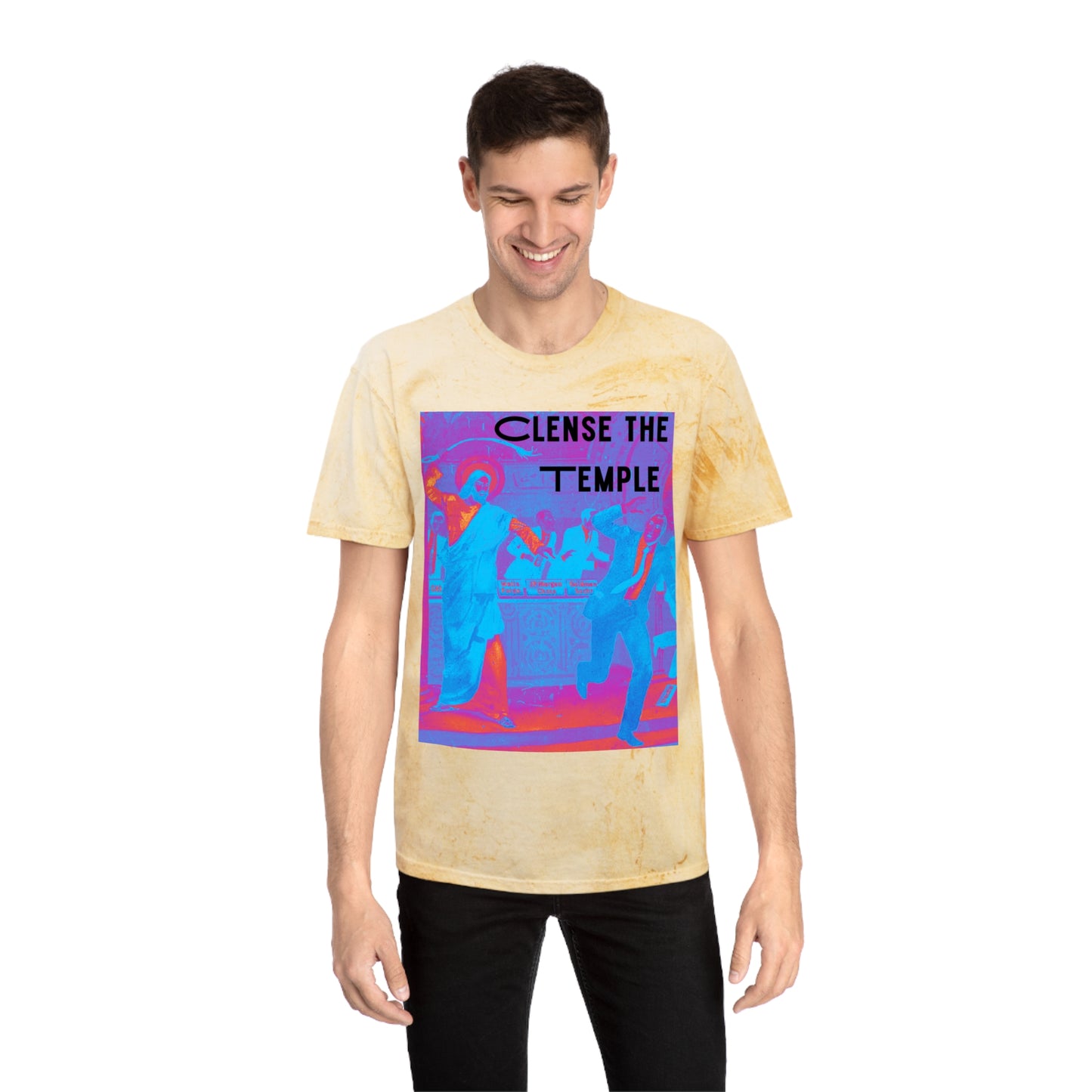 Cleanse the Temple Unisex Color Blast T-Shirt