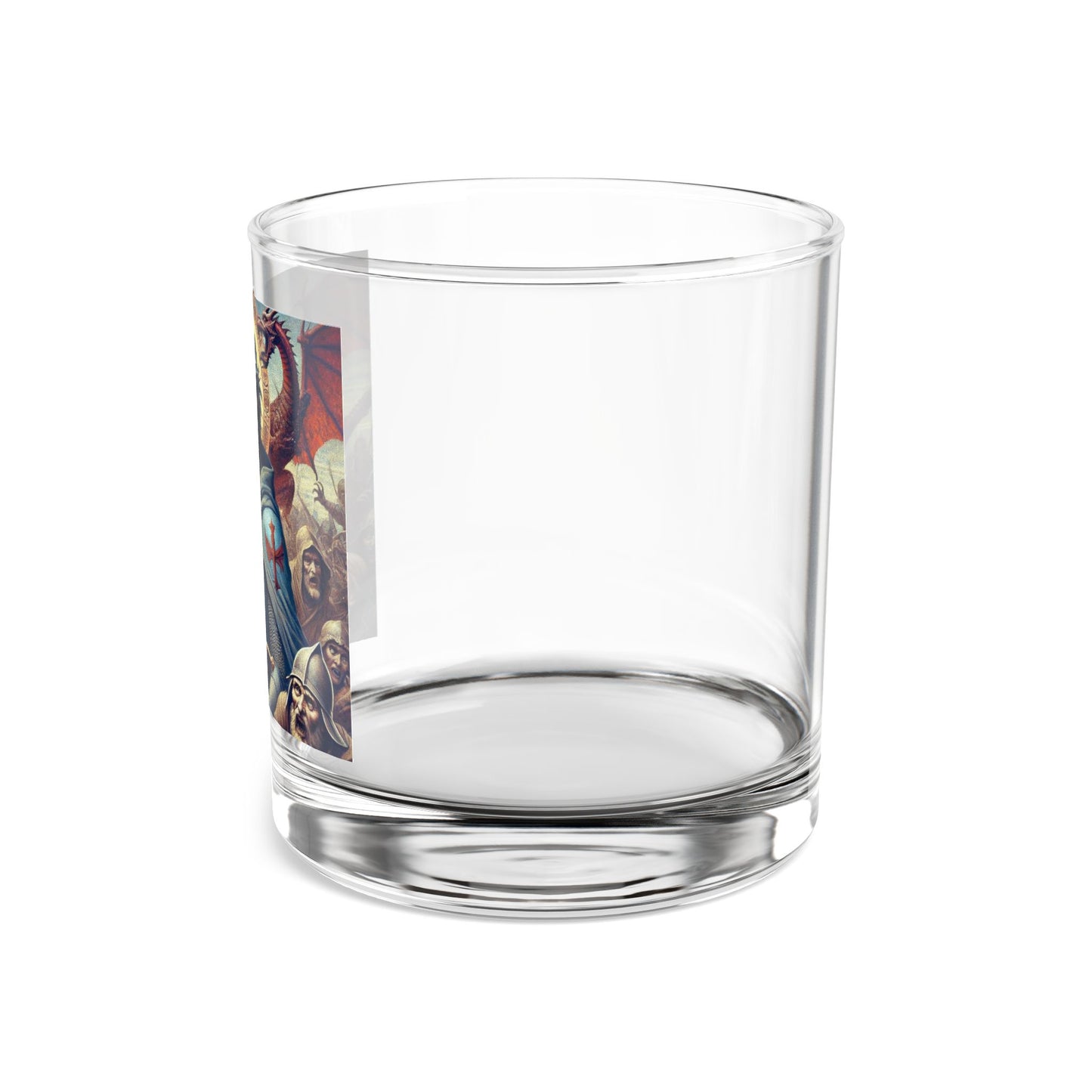 Artisan Rocks Glass, 10oz - Unique Gift for Whisky Lovers, Custom Decor, Fantasy Art, Perfect for Celebrations, Home Bar
