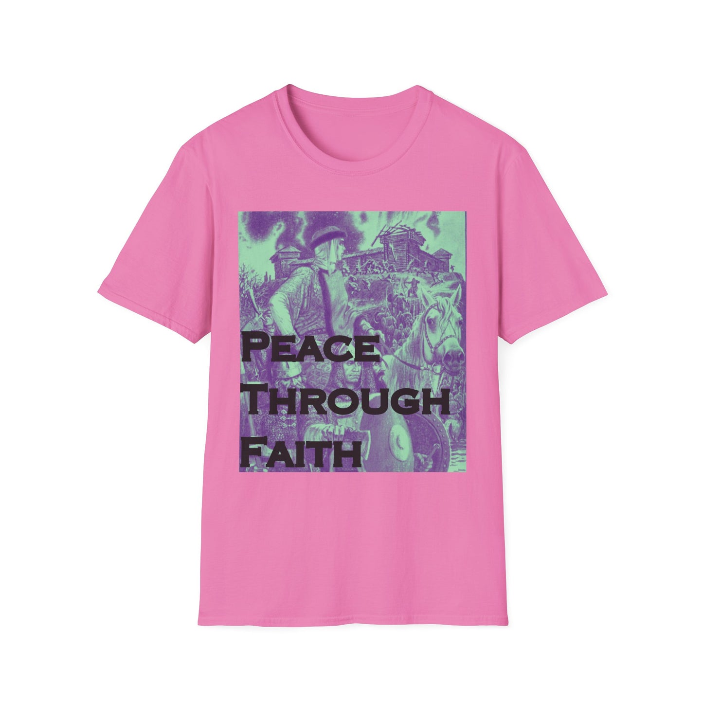 Peace Through Faith Unisex T-Shirt - Inspirational Apparel, Faith-Based Gifts, Spiritual Fashion, Casual Wear, Unisex Tee