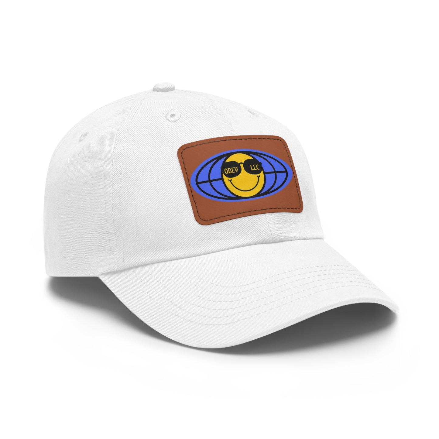 Obey LLC Classic Hat with Leather Patch (Rectangle)