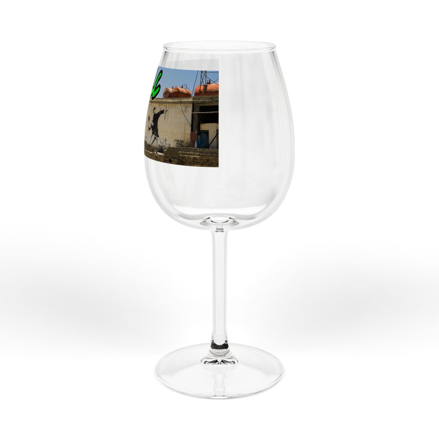 Obey LLC Music Wine Glass, 12oz
