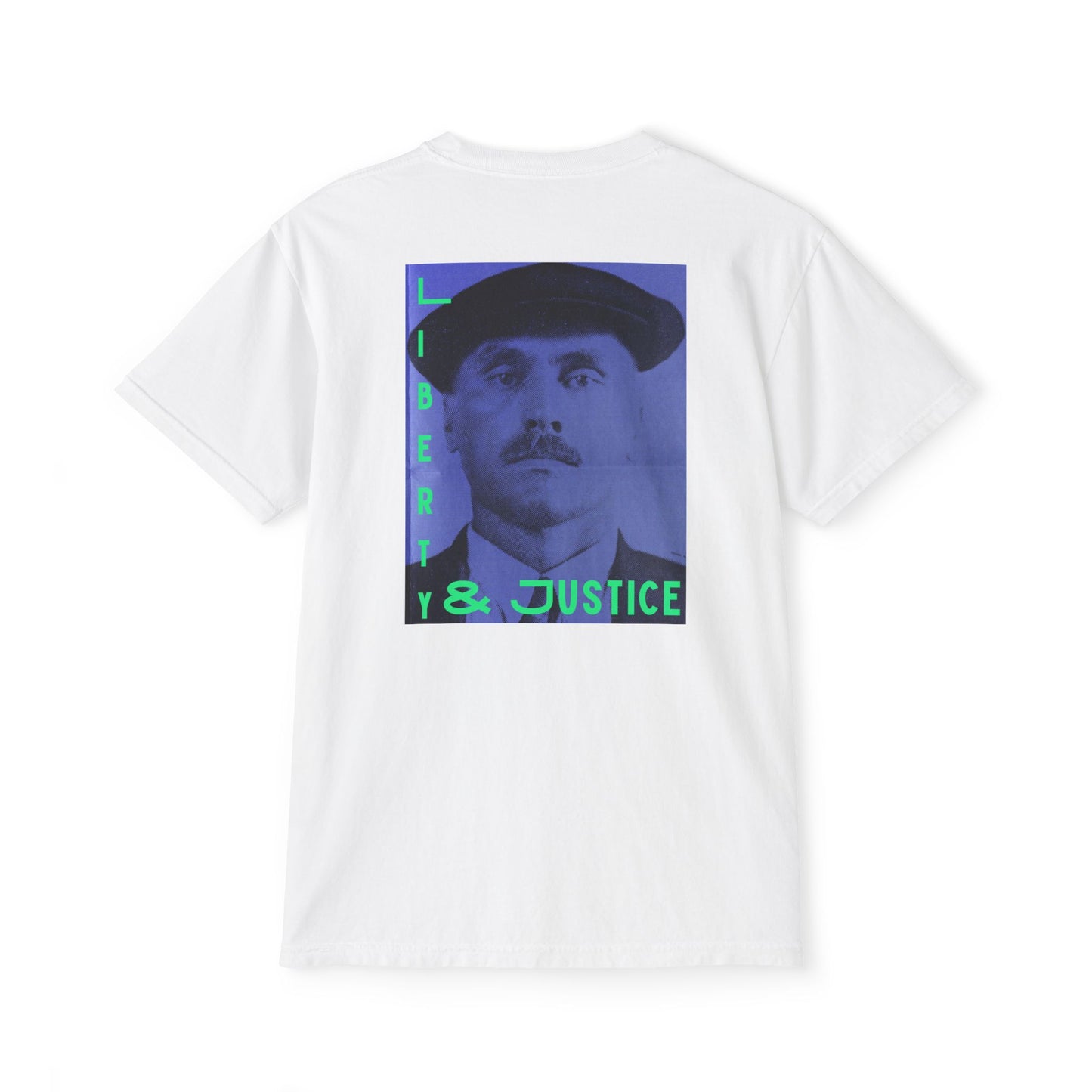 Liberty and Justice Obey LLC Unisex Garment-Dyed Pocket T-Shirt