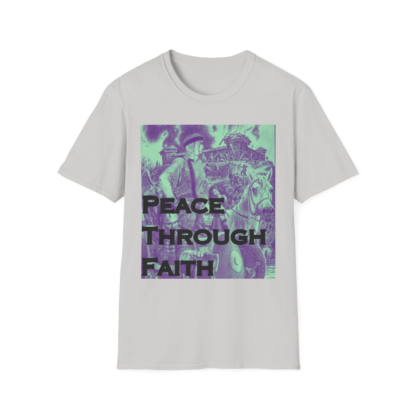 Peace Through Faith Unisex T-Shirt - Inspirational Apparel, Faith-Based Gifts, Spiritual Fashion, Casual Wear, Unisex Tee