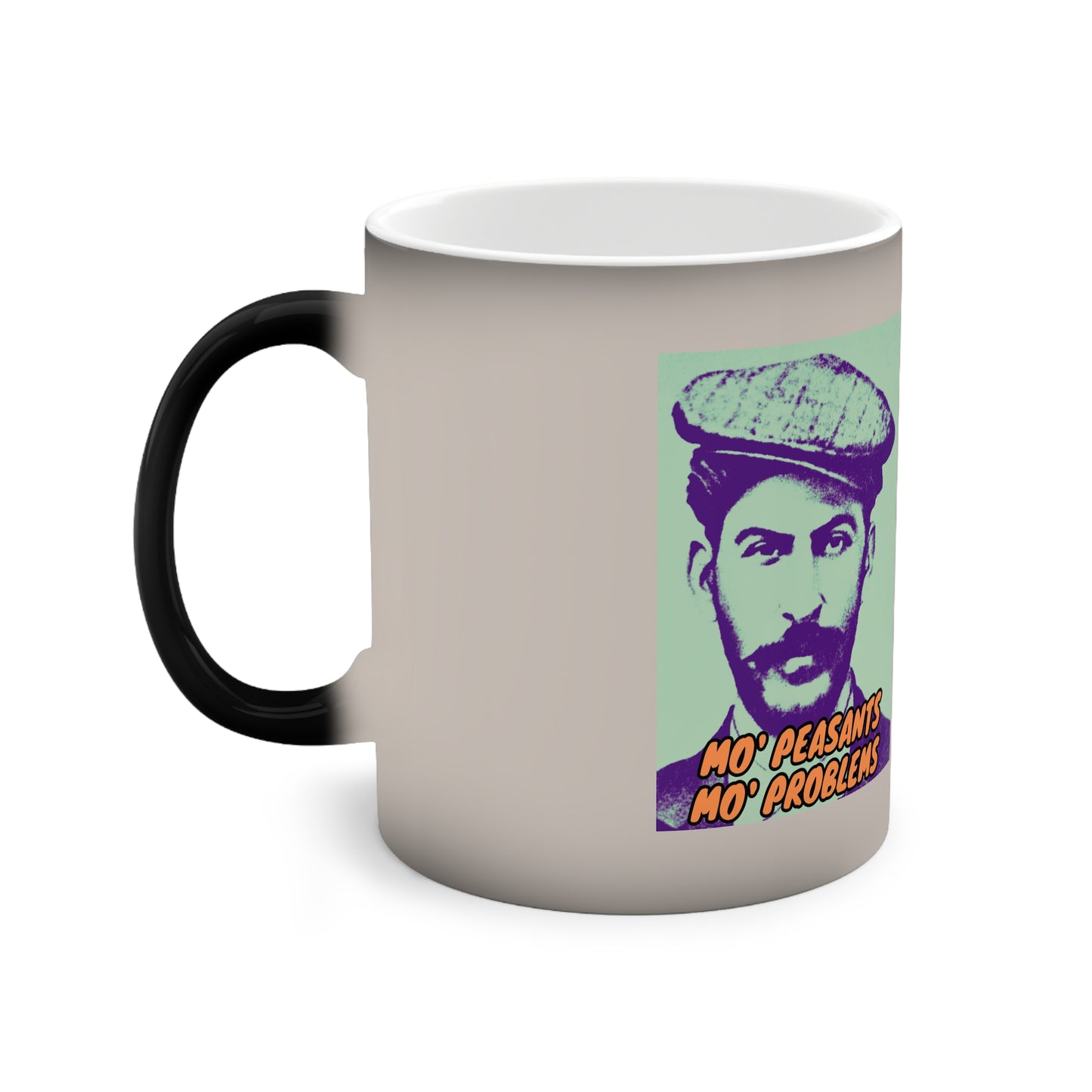 Stalin Mo' Peasants, Mo' Problems Color-Changing Mug, 11oz