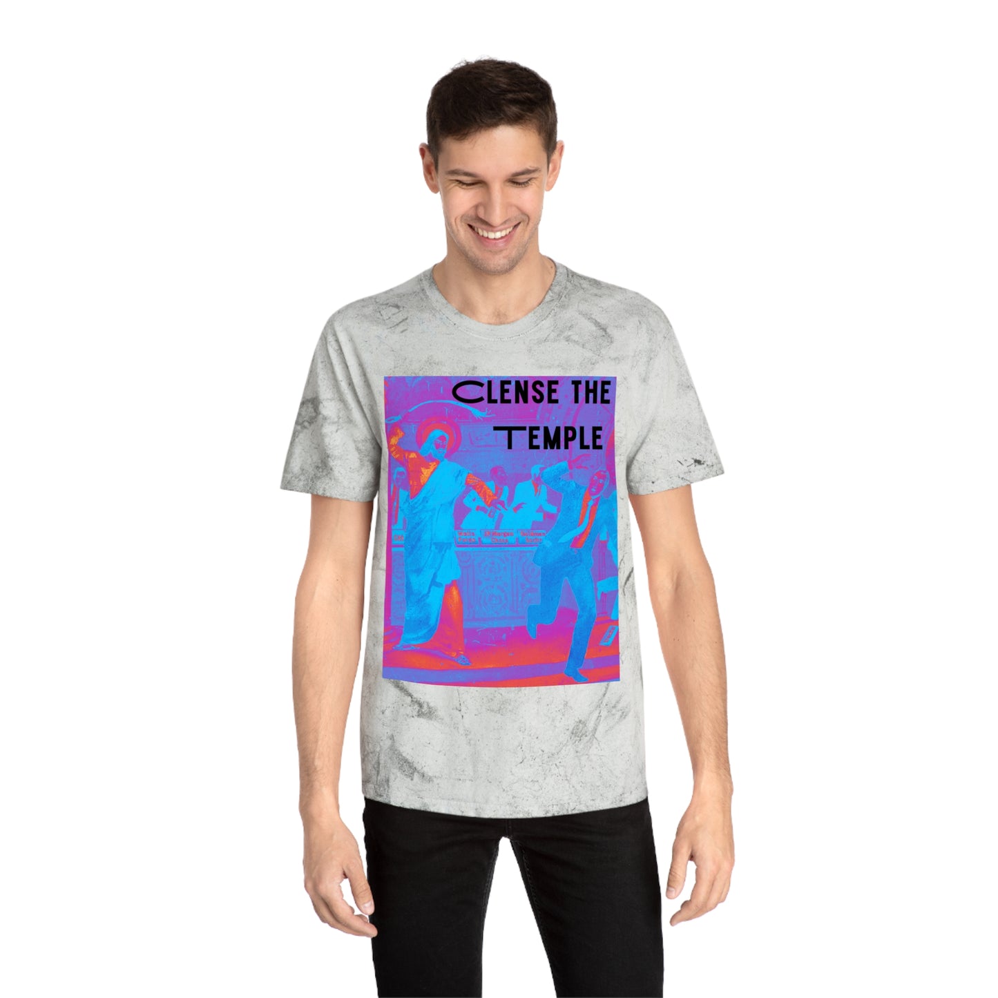 Cleanse the Temple Unisex Color Blast T-Shirt