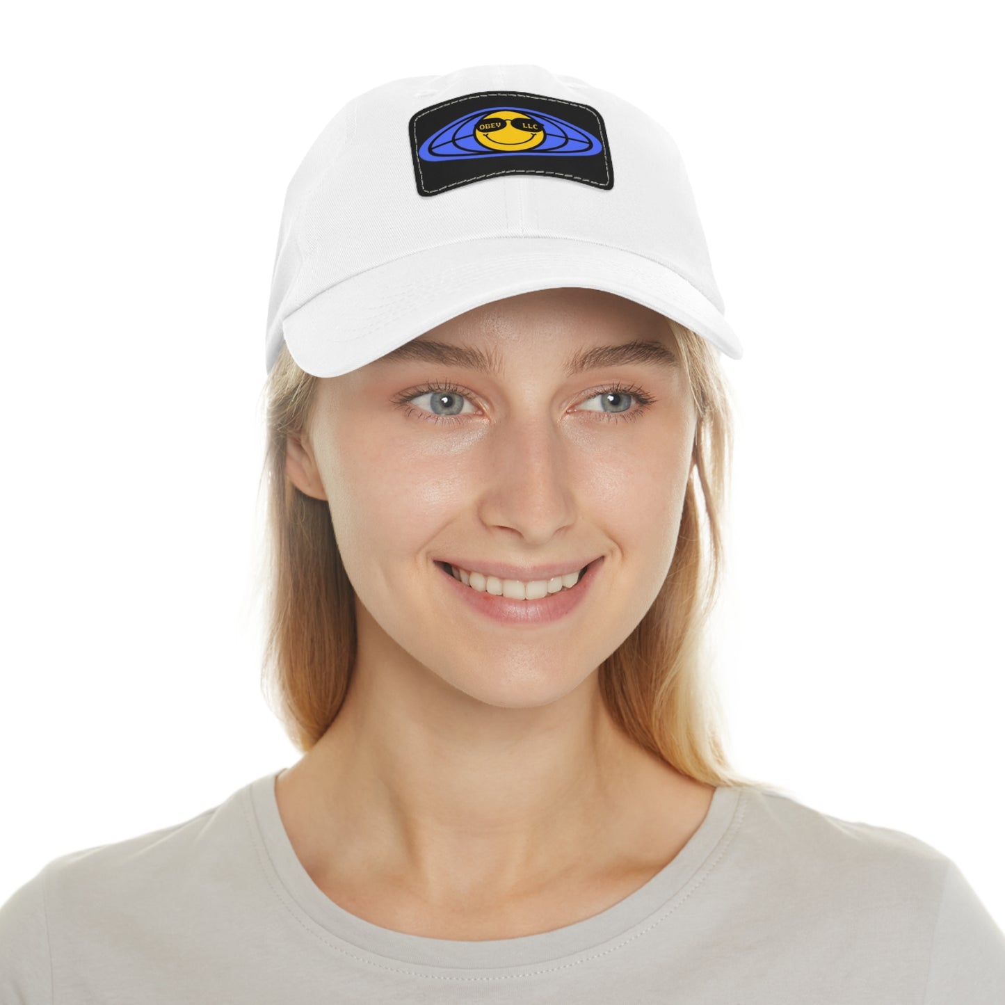 Obey LLC Classic Hat with Leather Patch (Rectangle)