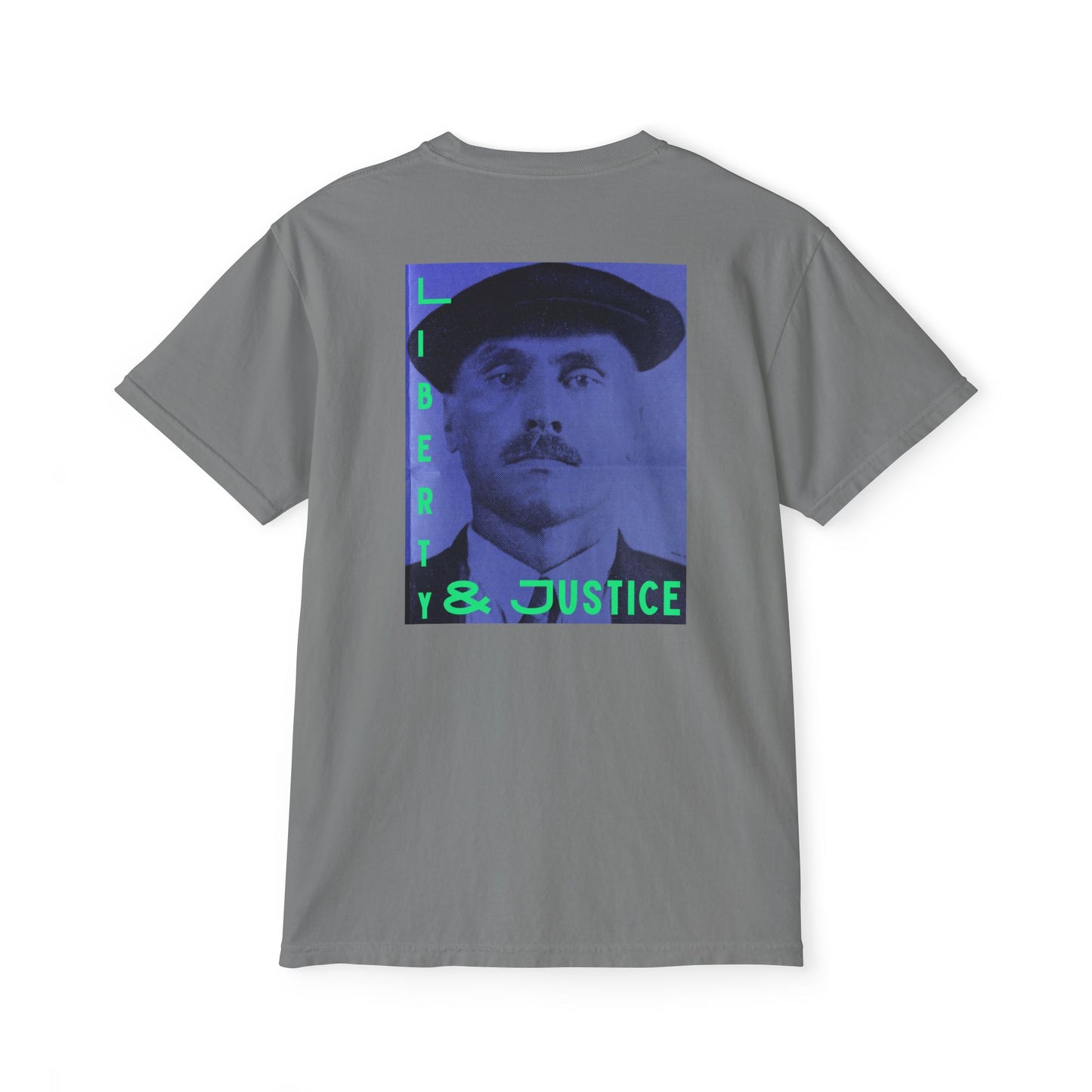 Liberty and Justice Obey LLC Unisex Garment-Dyed Pocket T-Shirt