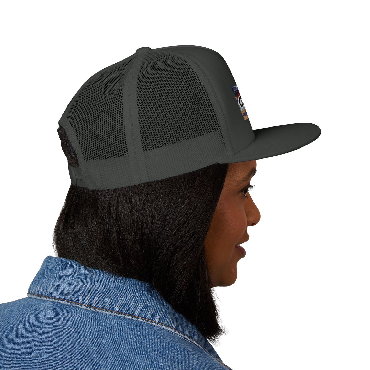 Obey LLC Music 5 Panel Trucker Cap (Embroidery)
