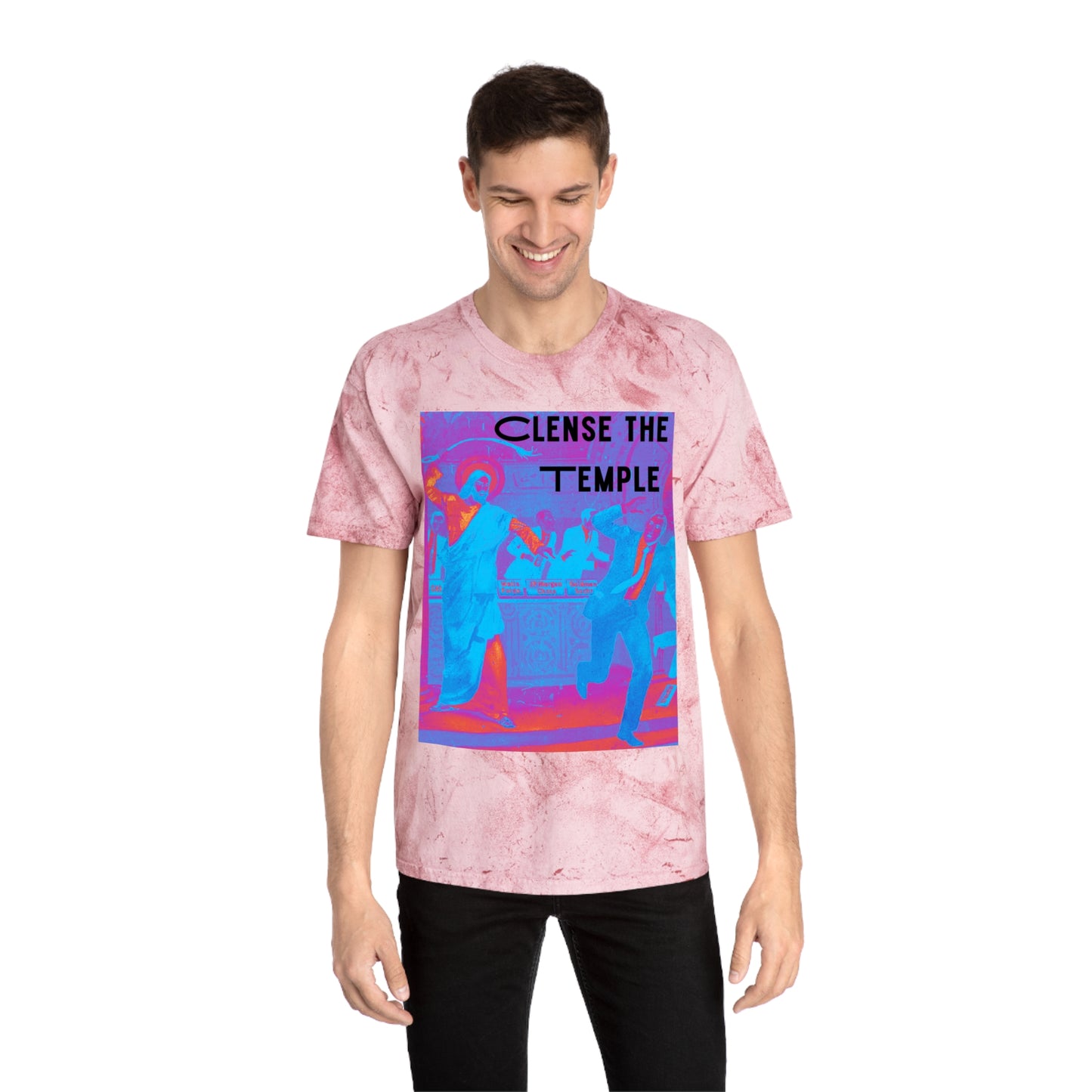 Cleanse the Temple Unisex Color Blast T-Shirt