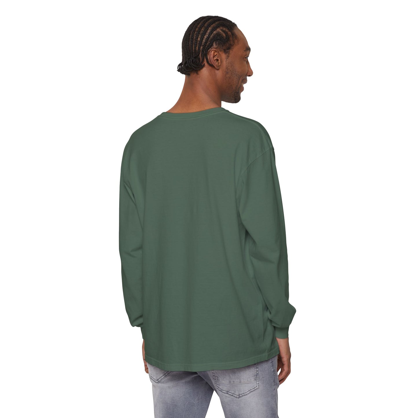 Neon Cats Unisex Garment-dyed Long Sleeve T-Shirt