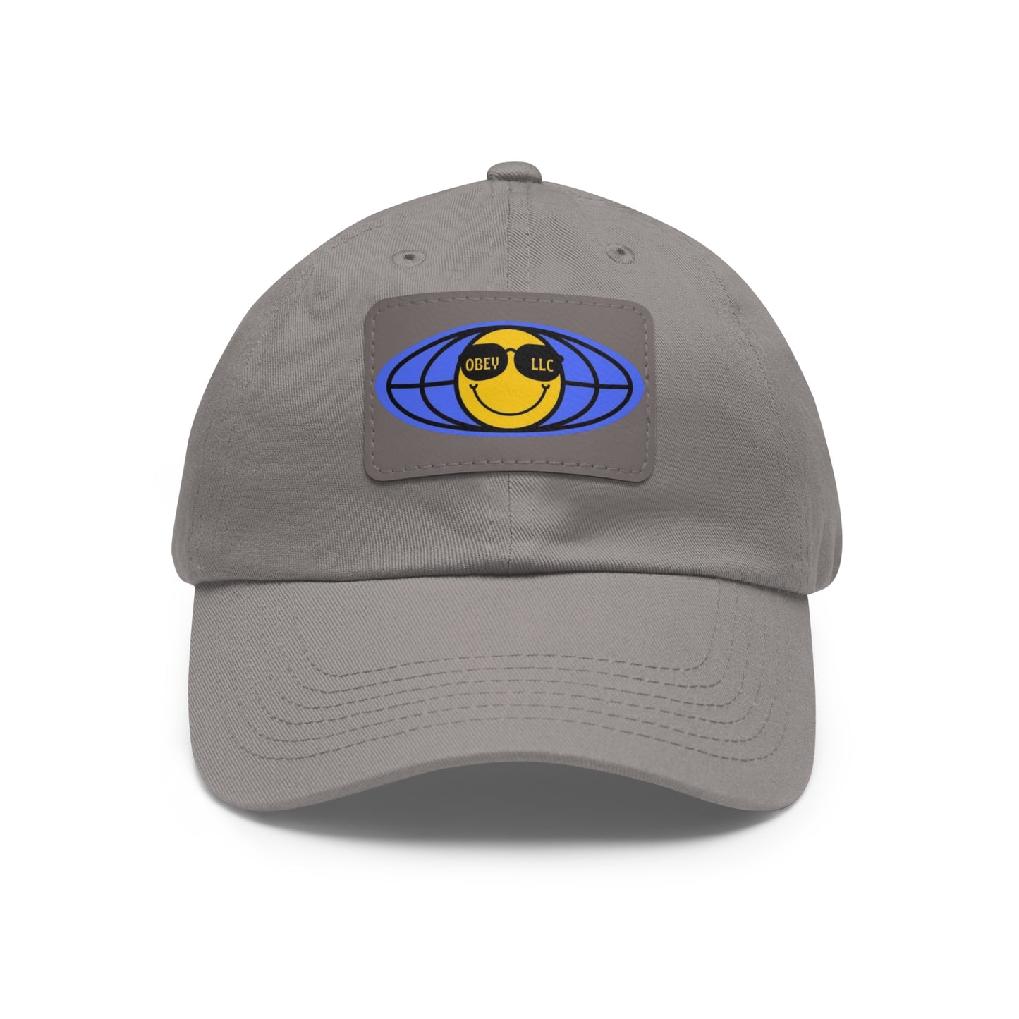 Obey LLC Classic Hat with Leather Patch (Rectangle)