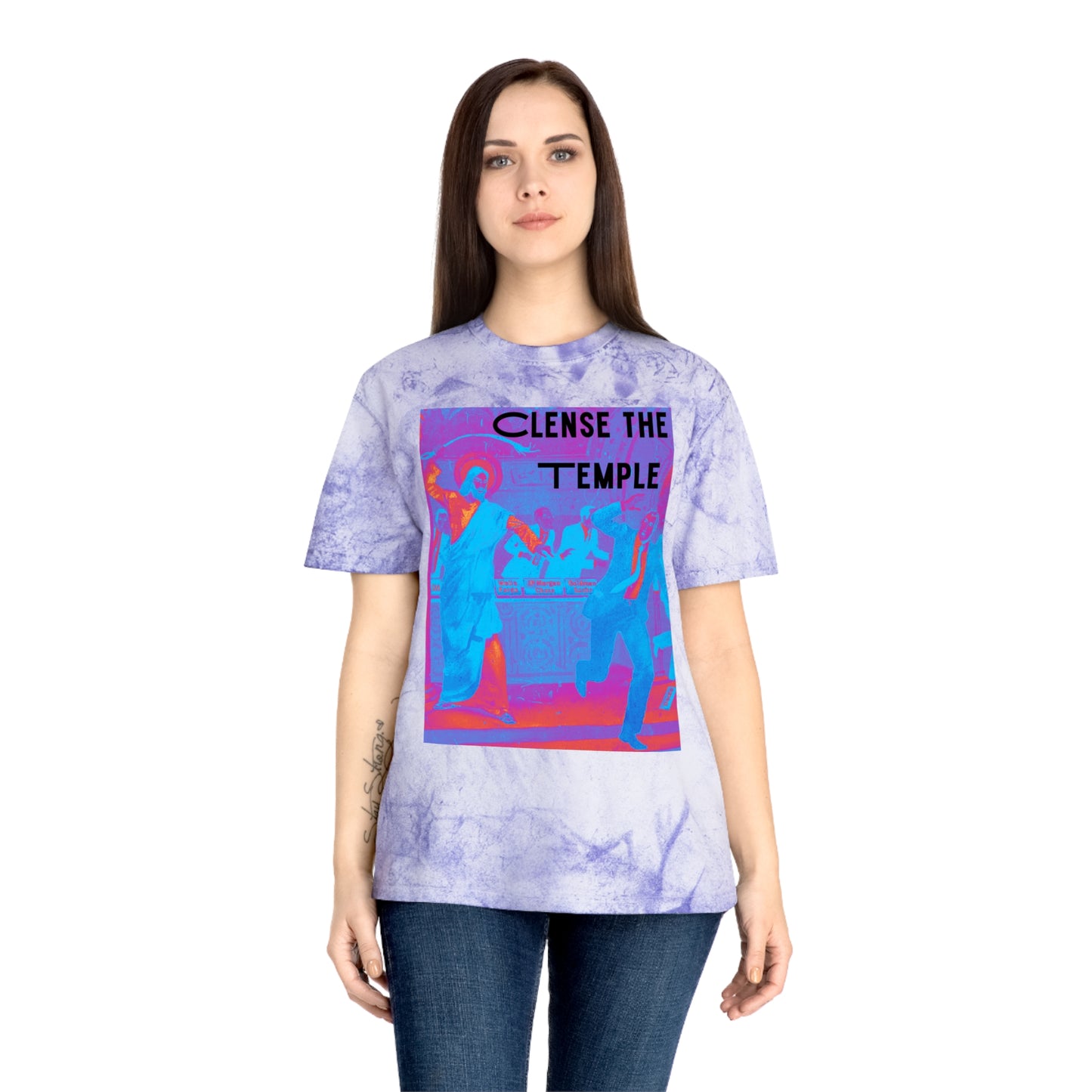 Cleanse the Temple Unisex Color Blast T-Shirt