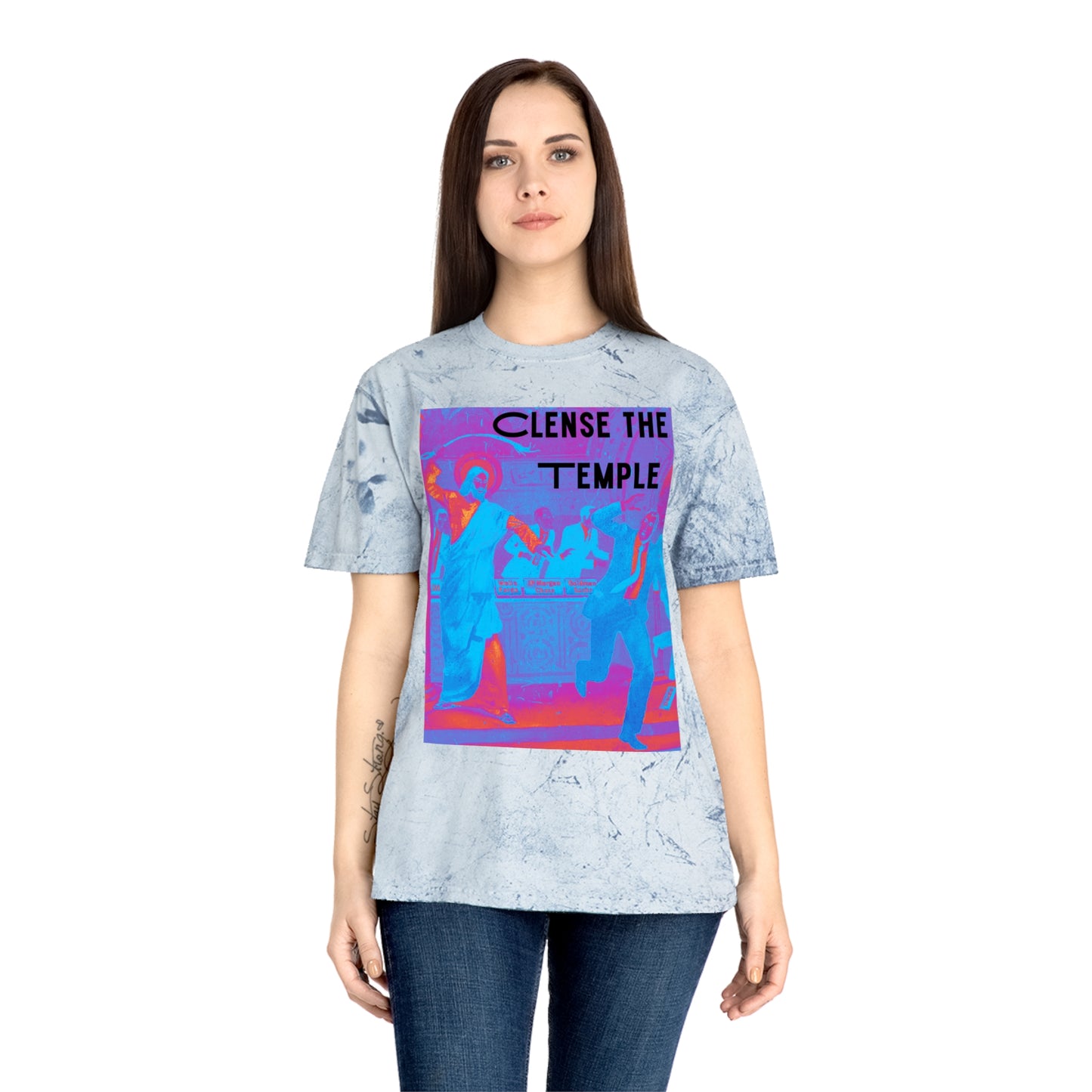 Cleanse the Temple Unisex Color Blast T-Shirt