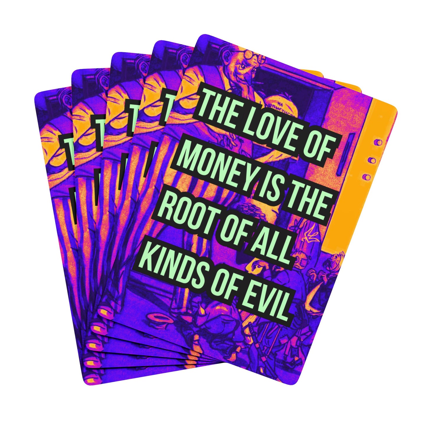 Love of Money Poker Playing Cards