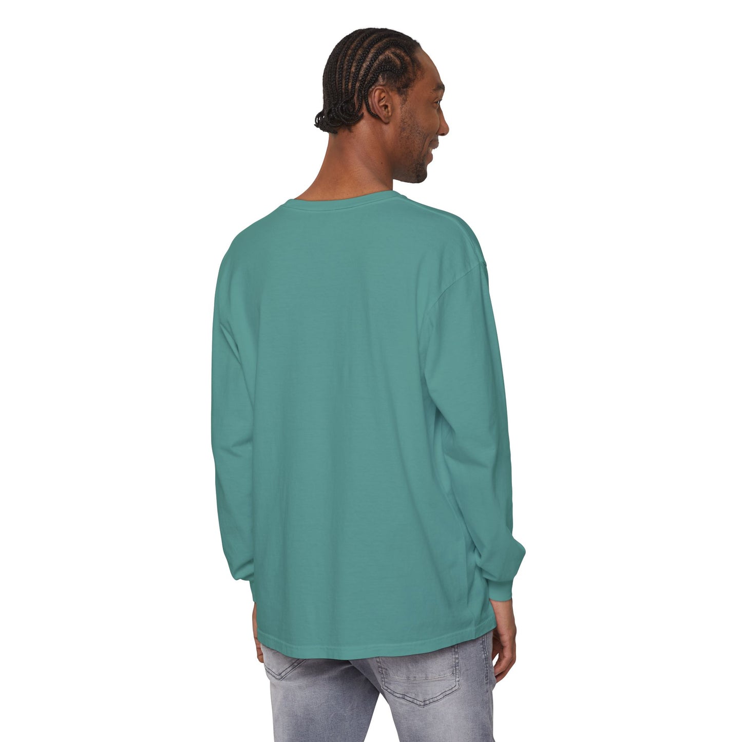Neon Cats Unisex Garment-dyed Long Sleeve T-Shirt