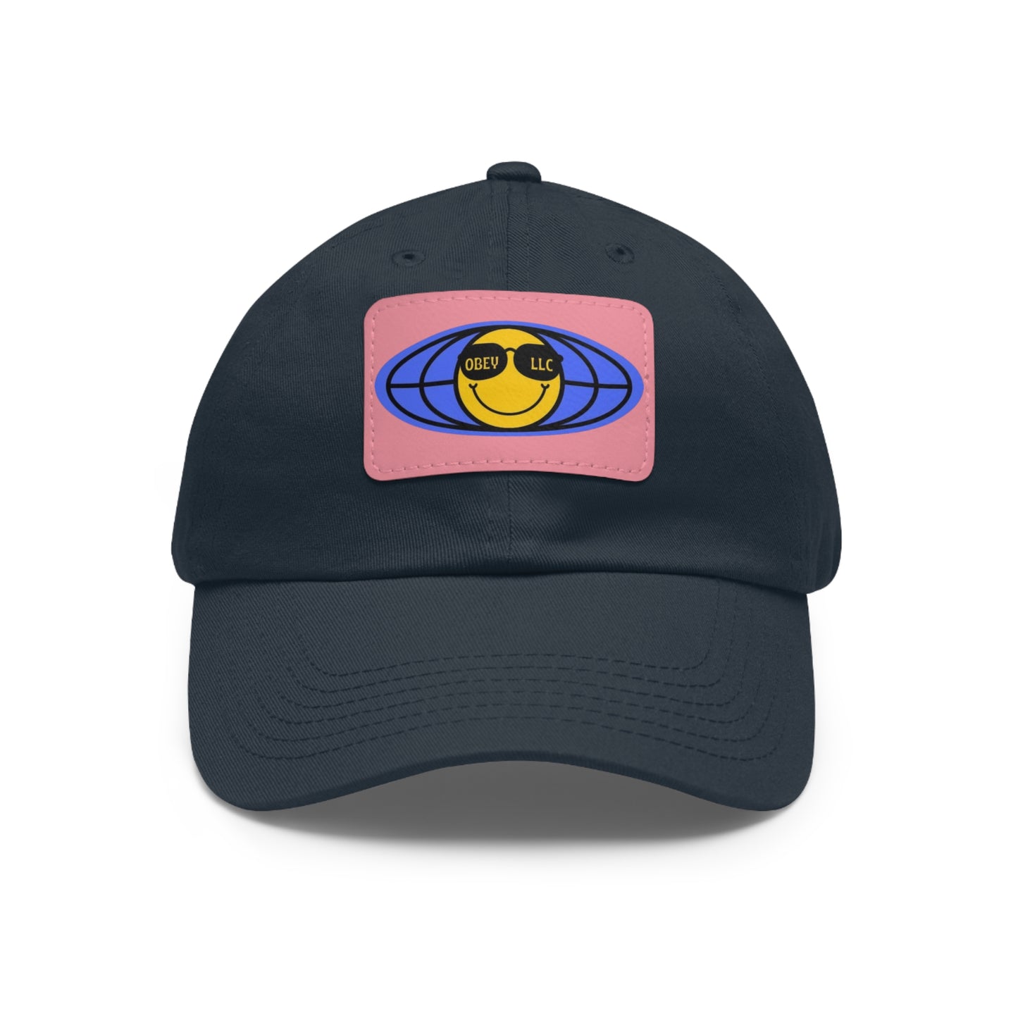 Obey LLC Classic Hat with Leather Patch (Rectangle)